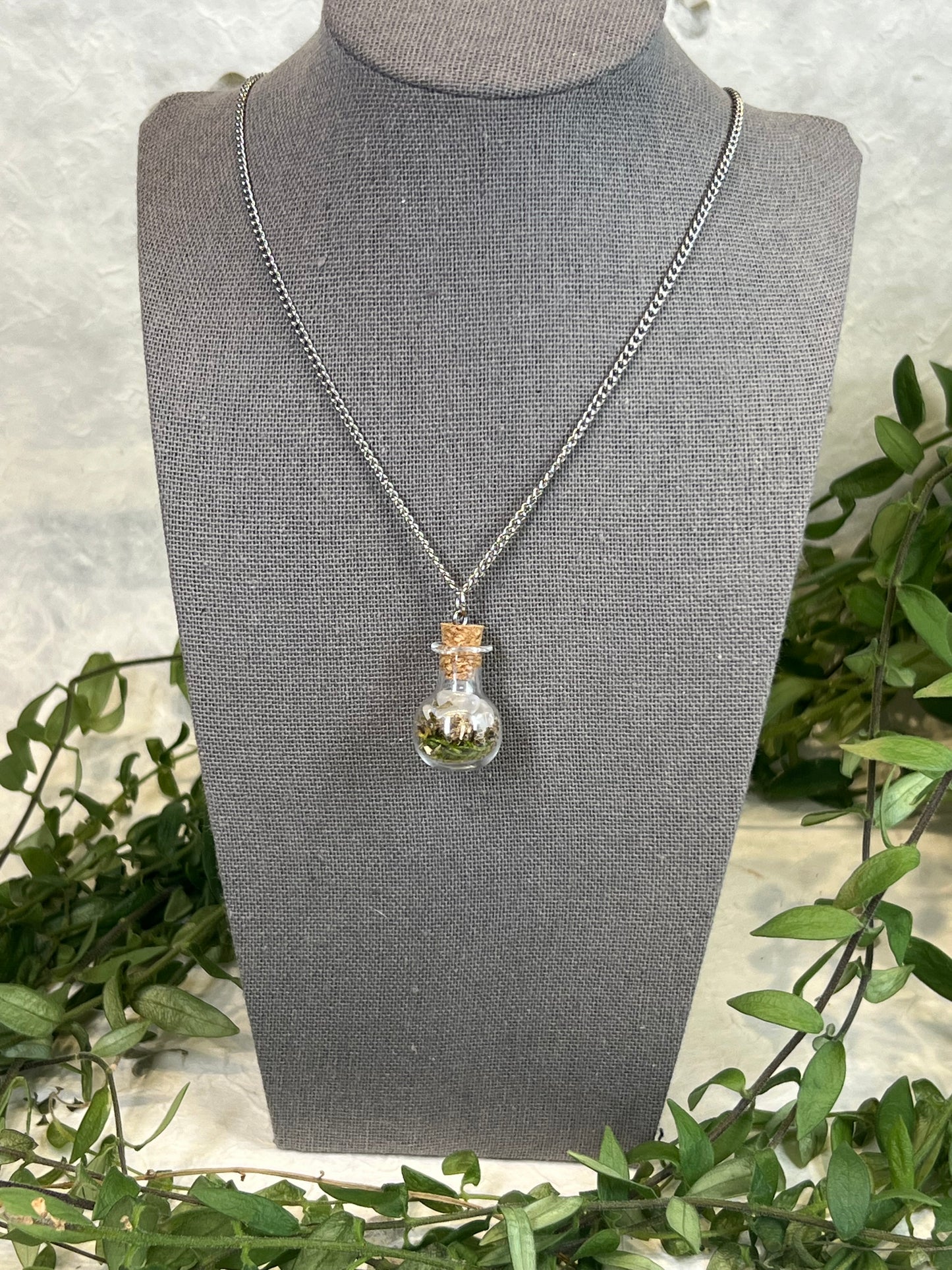Spell Jar Healing Intention Necklaces