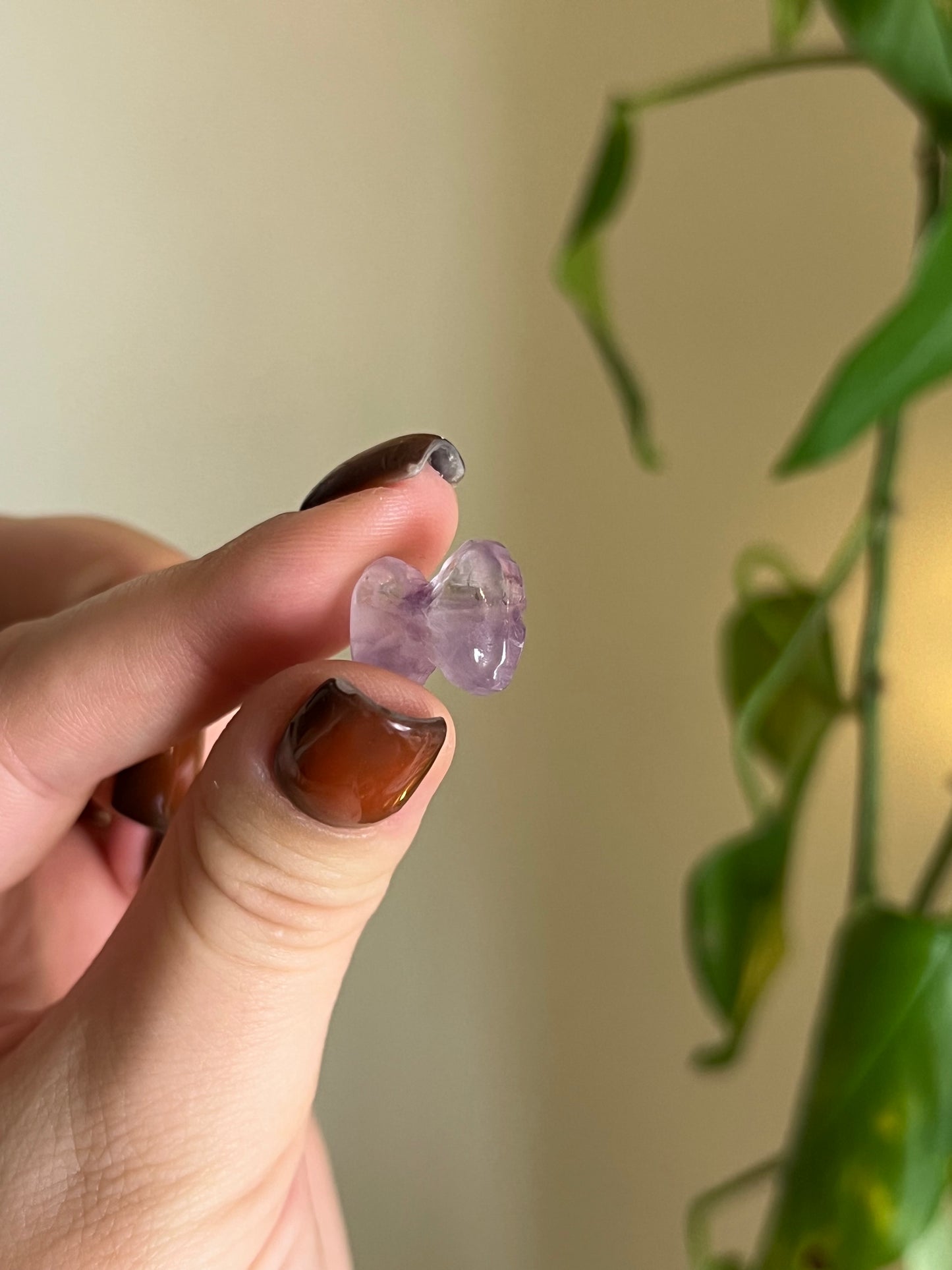 Mini Lavender Amethyst Bow