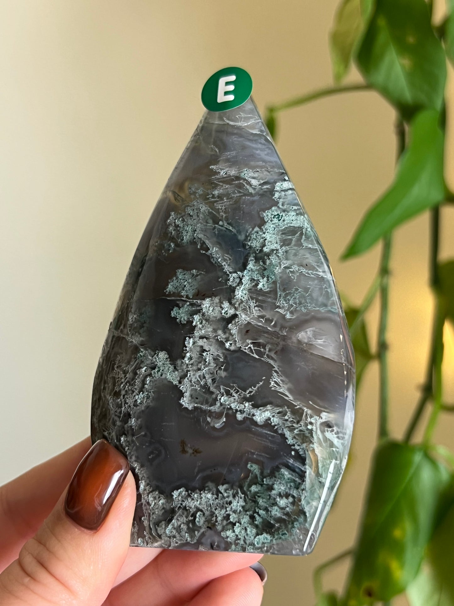 Moss Agate Freeform - E