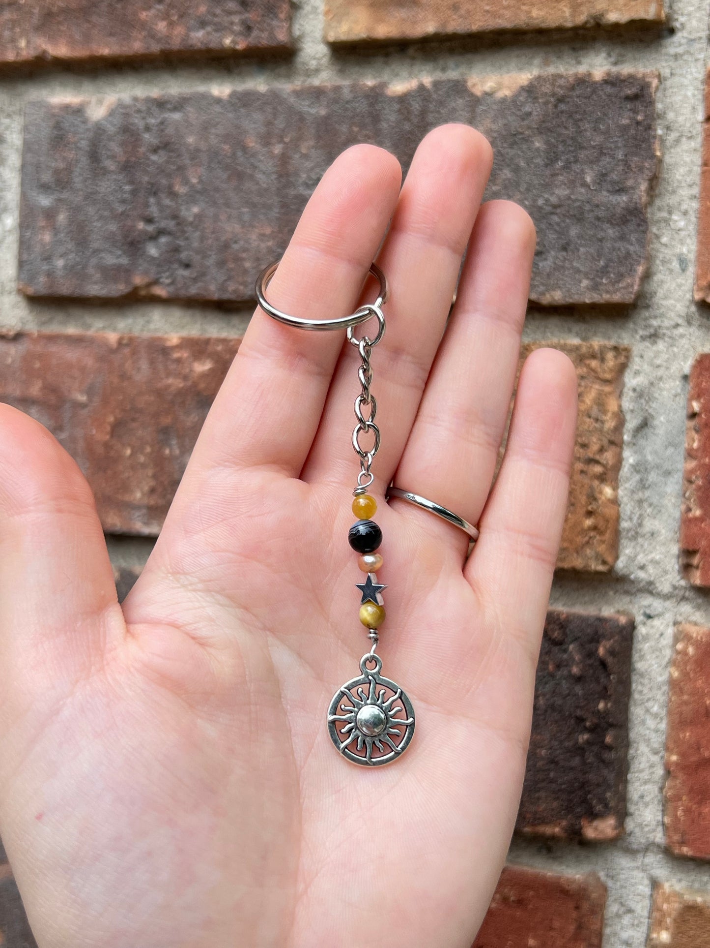 Summerween Star Keychain