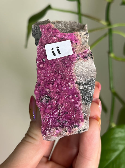 Bright Pink Cobalt Calcite Specimen - ii