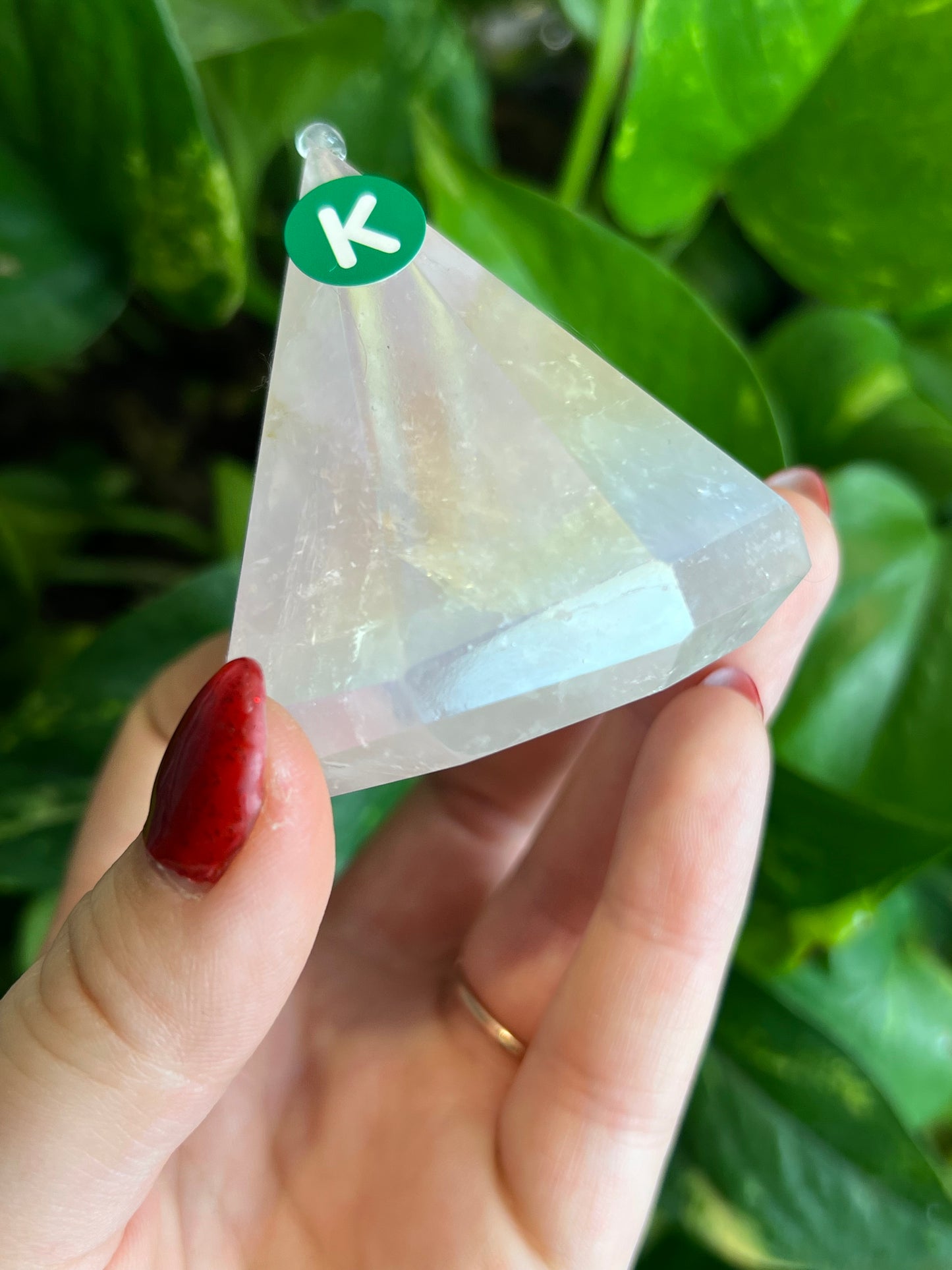 Rose Aura Quartz Cupcake - K