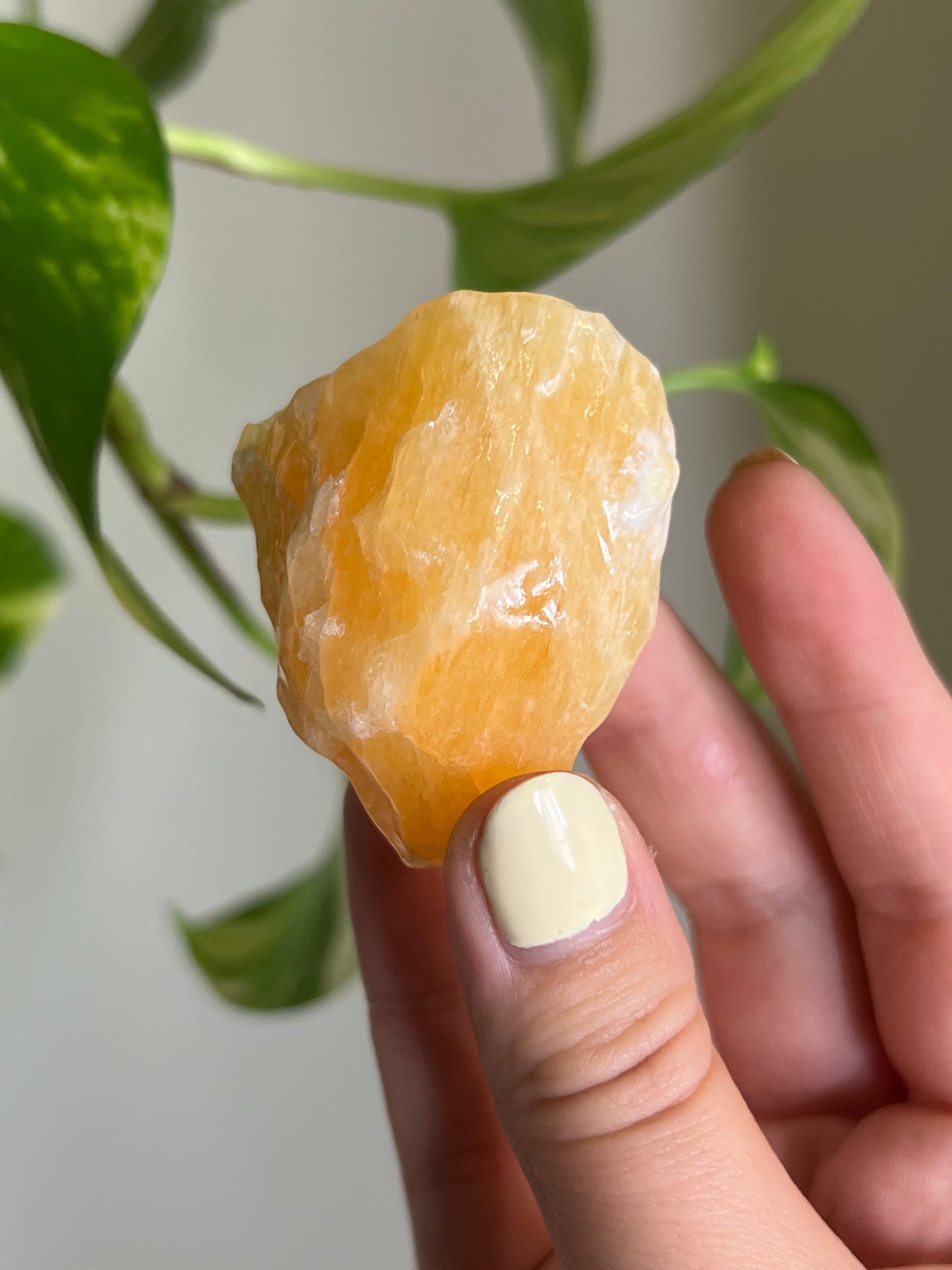 Orange Calcite Small Raw Chunk