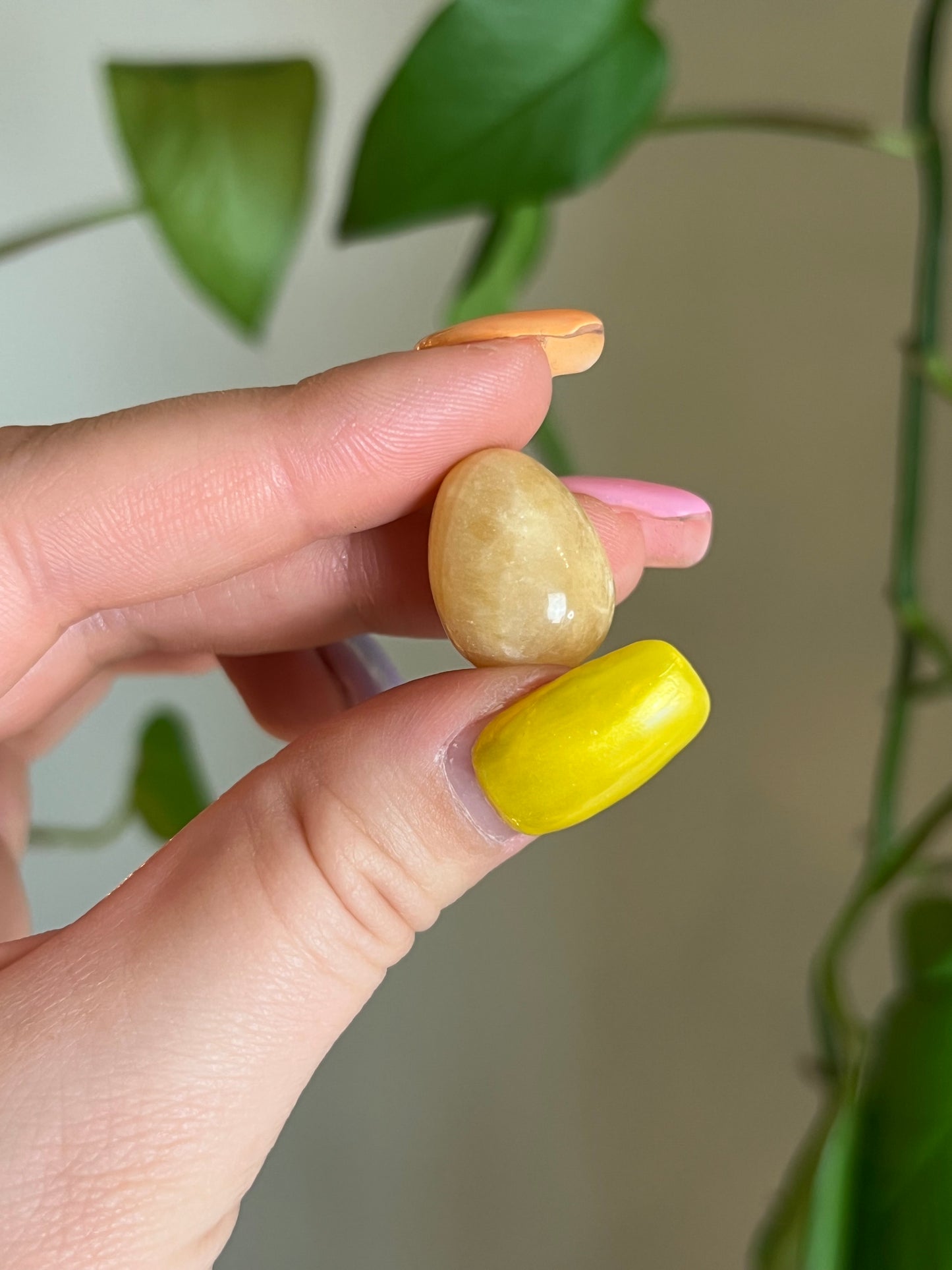 Yellow Calcite Mini Egg