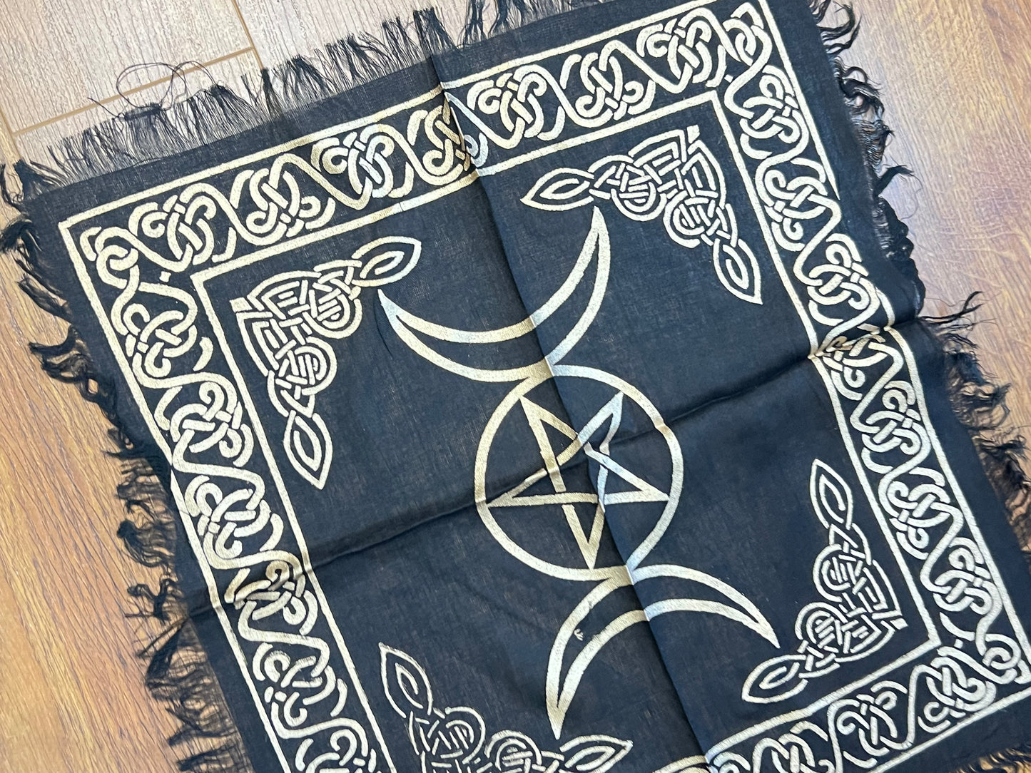 Triple Moon Tarot Altar Cloth