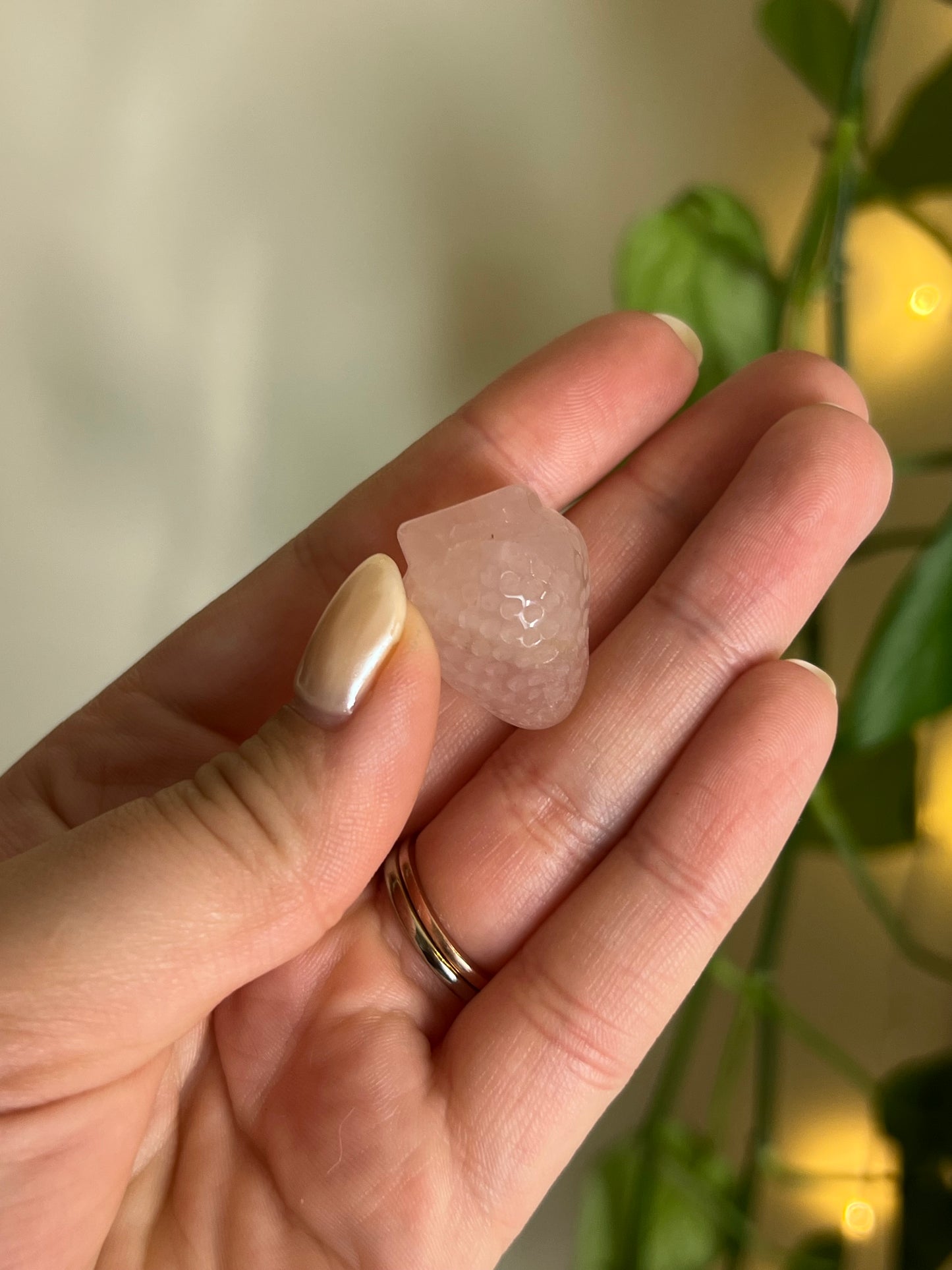 Rose Quartz Small Strawberry