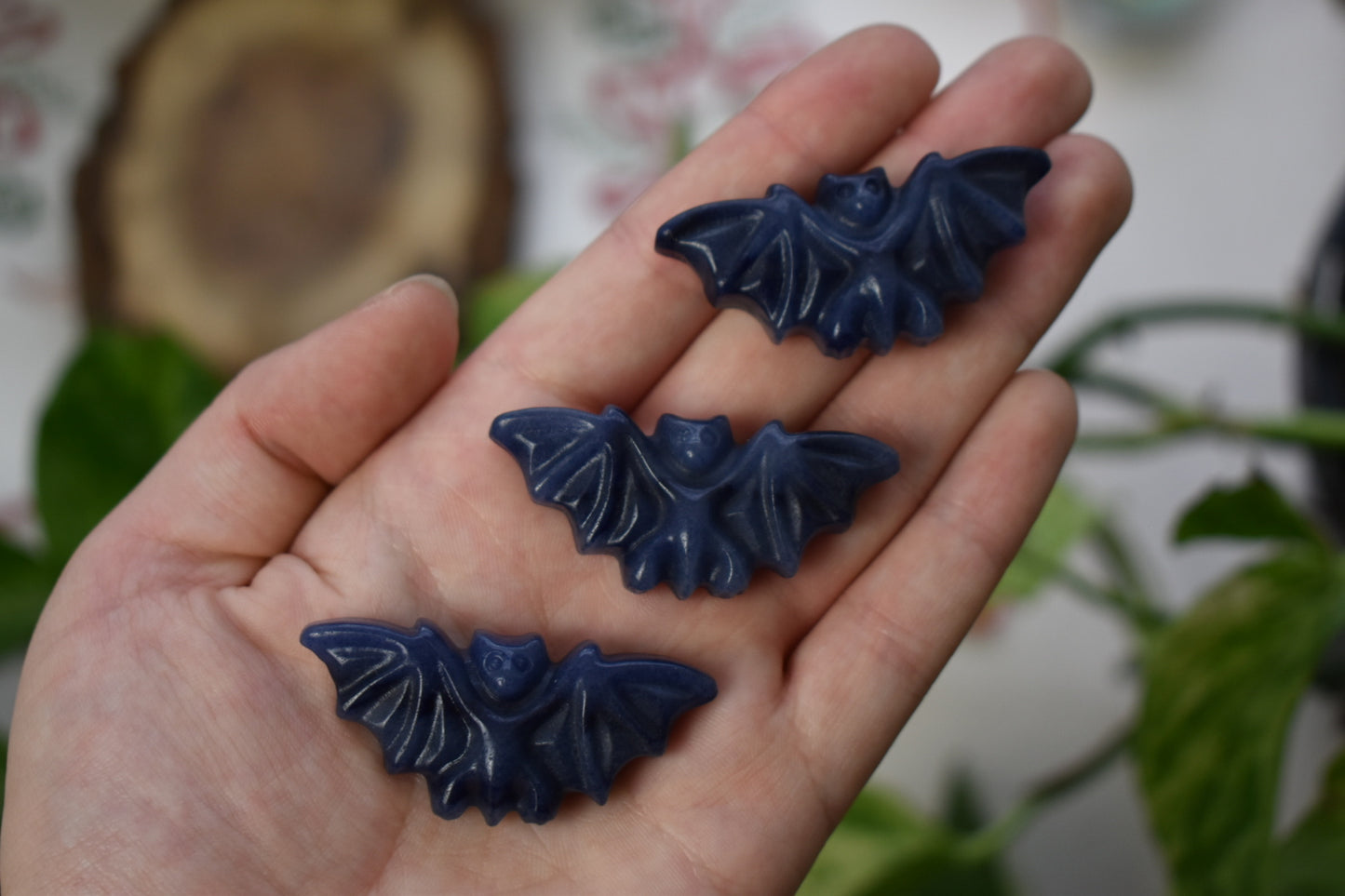 Blue Aventurine Bat