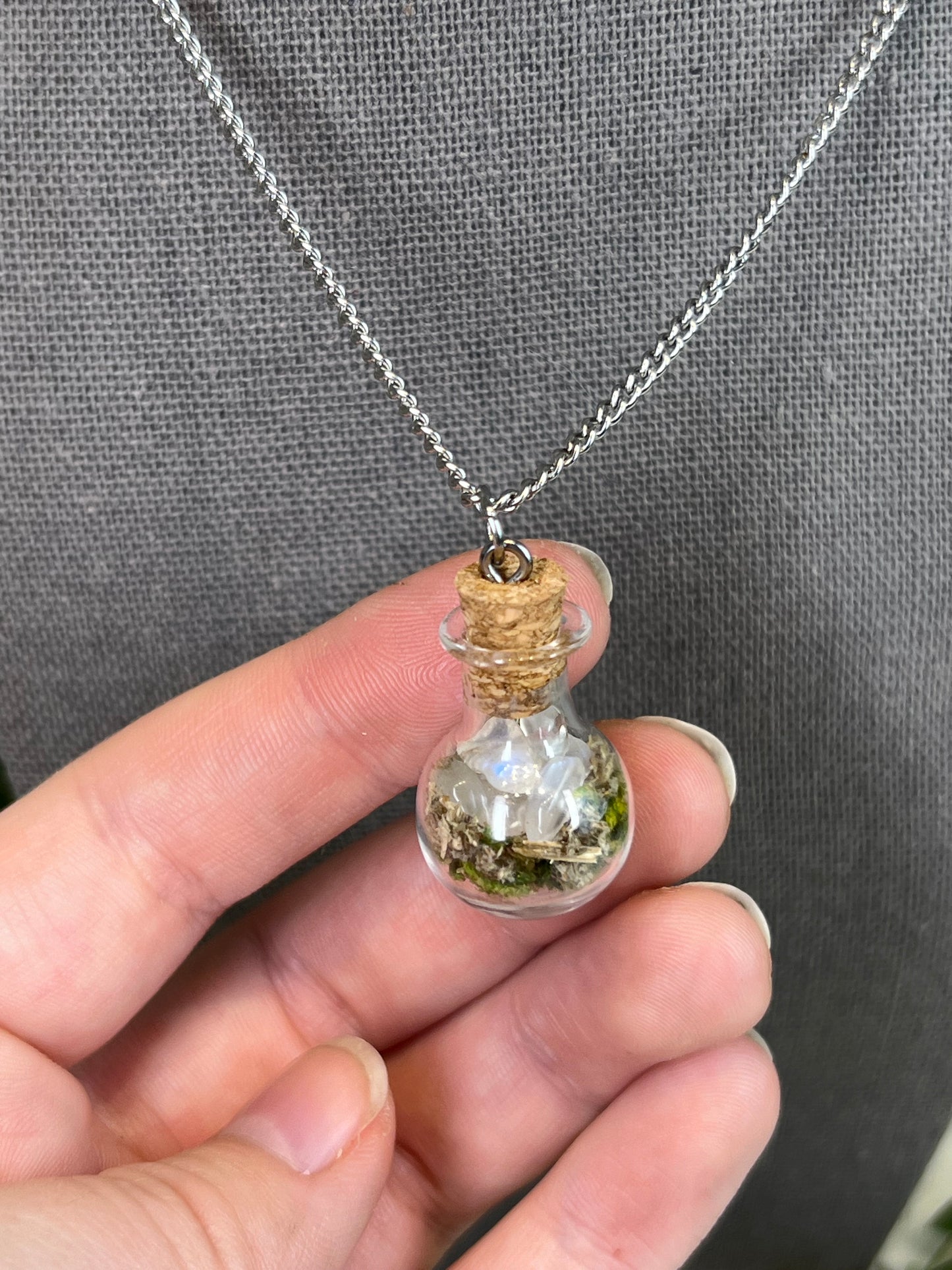 Spell Jar Healing Intention Necklaces