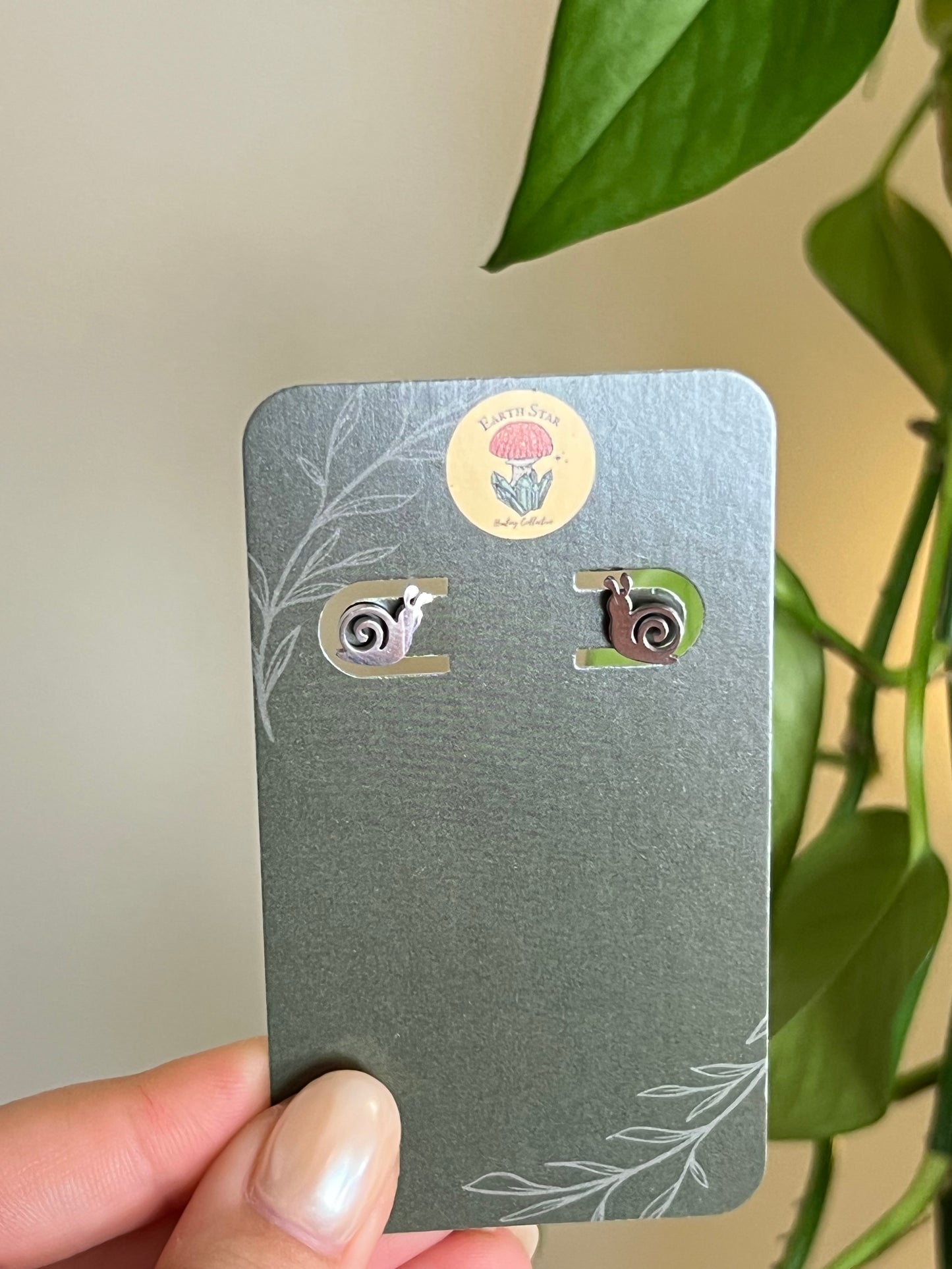Snail Stainless Steel Studs