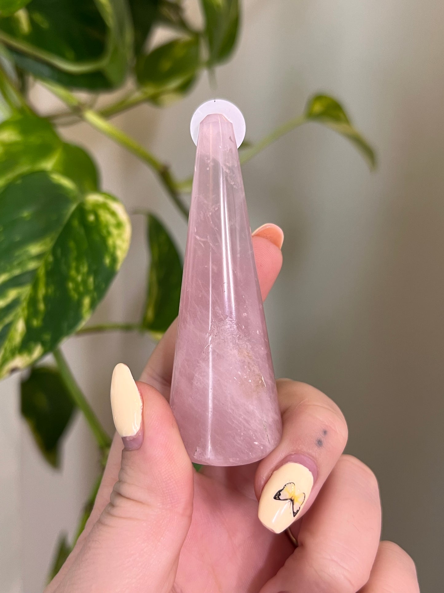 Rose Quartz Ring Holder - 1