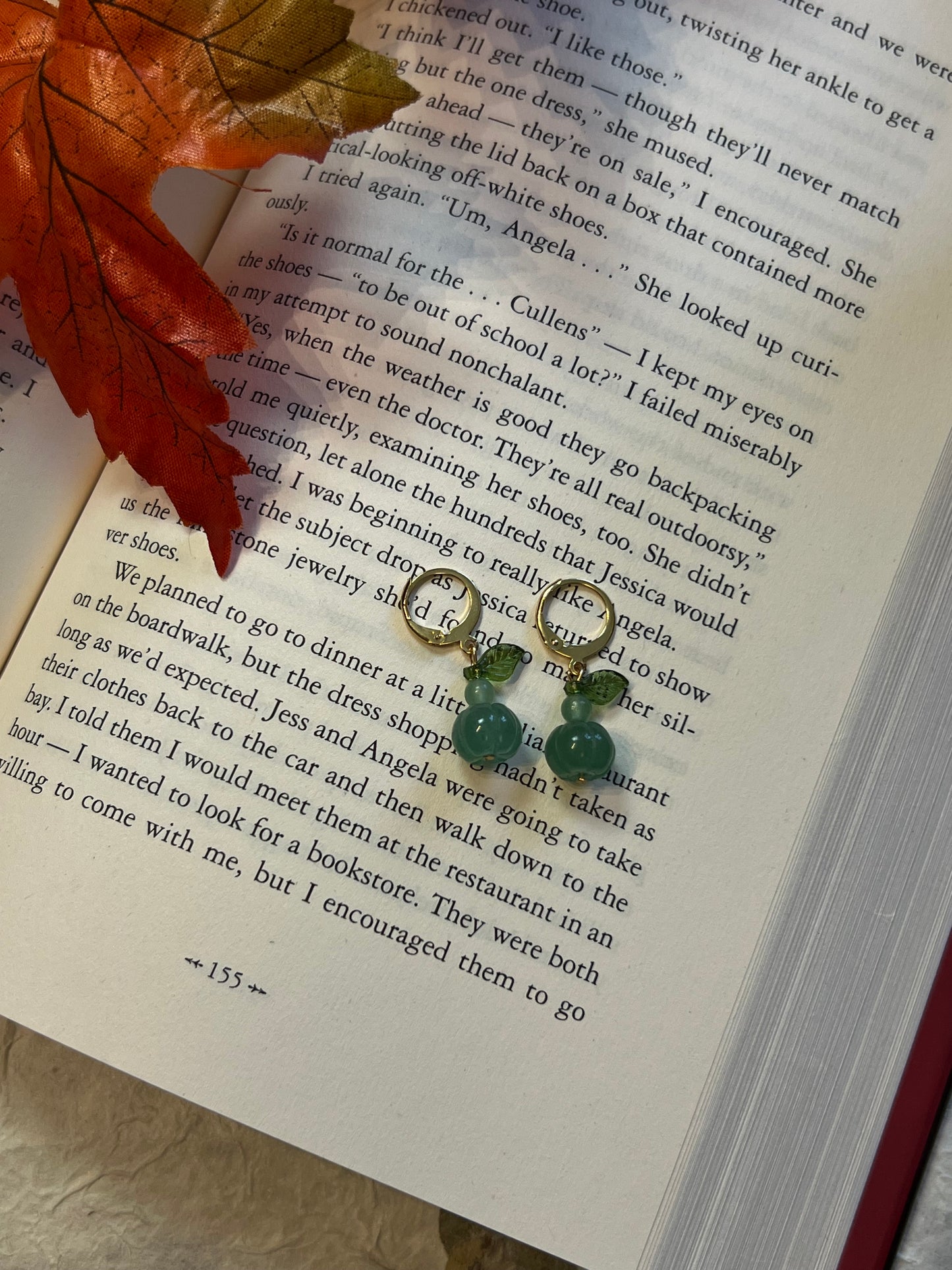 Green Aventurine Gourd Earrings