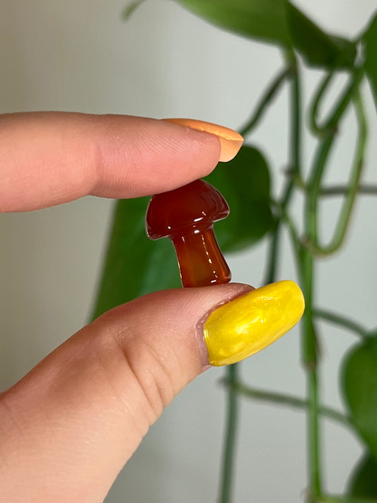Carnelian Mini Mushroom