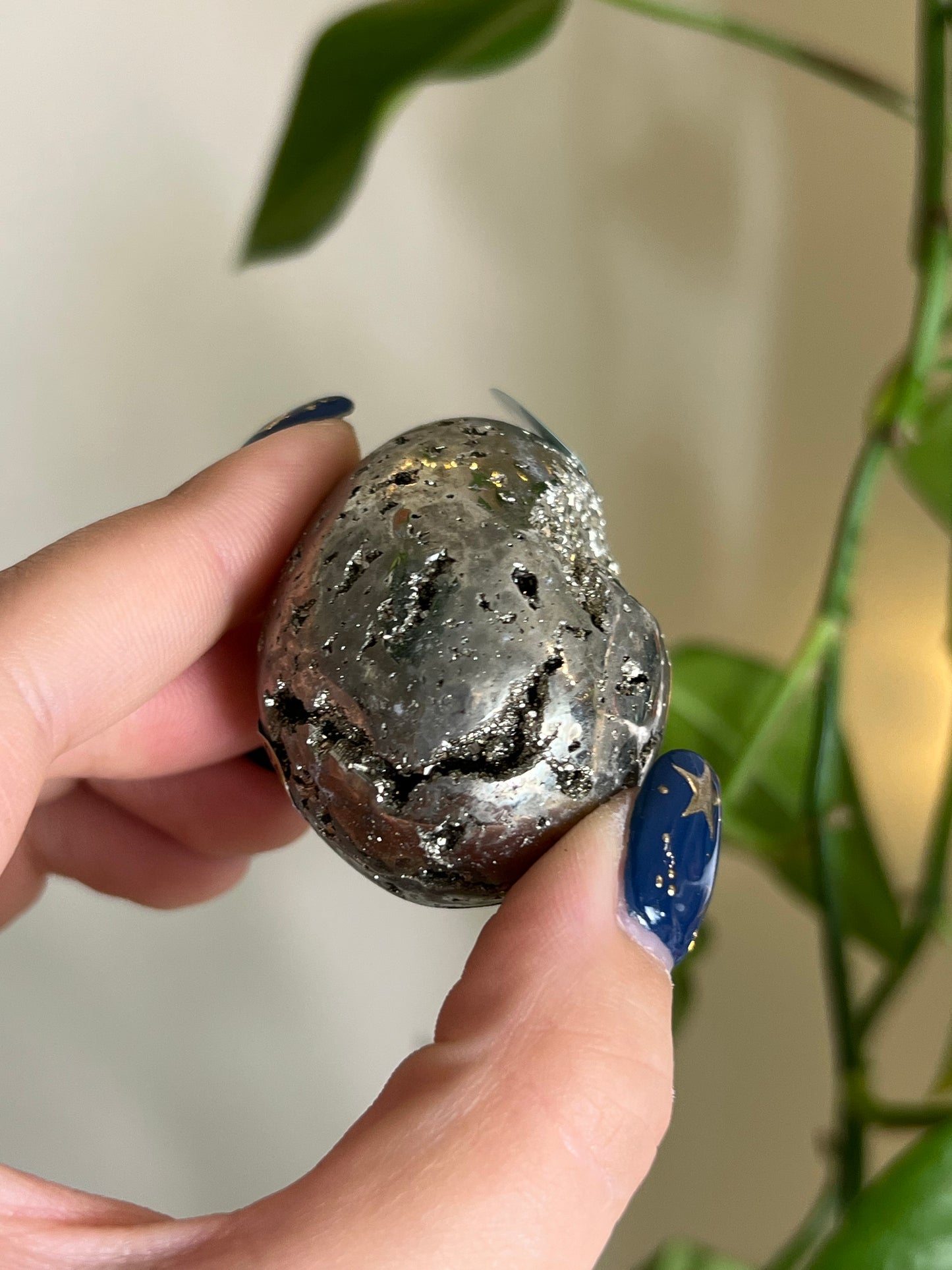 Druzy Pyrite Egg - T