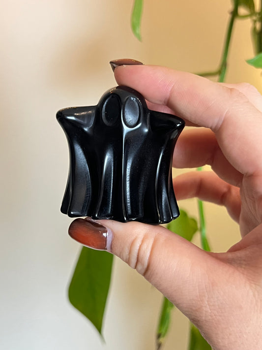 Black Obsidian Large Ghost