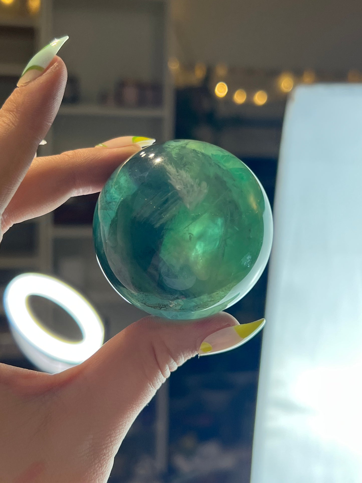 High Quality Fluorite Sphere - A