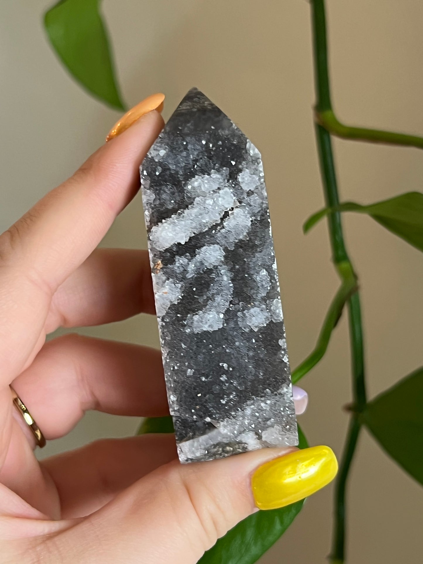 Druzy Chalcedony Tower R