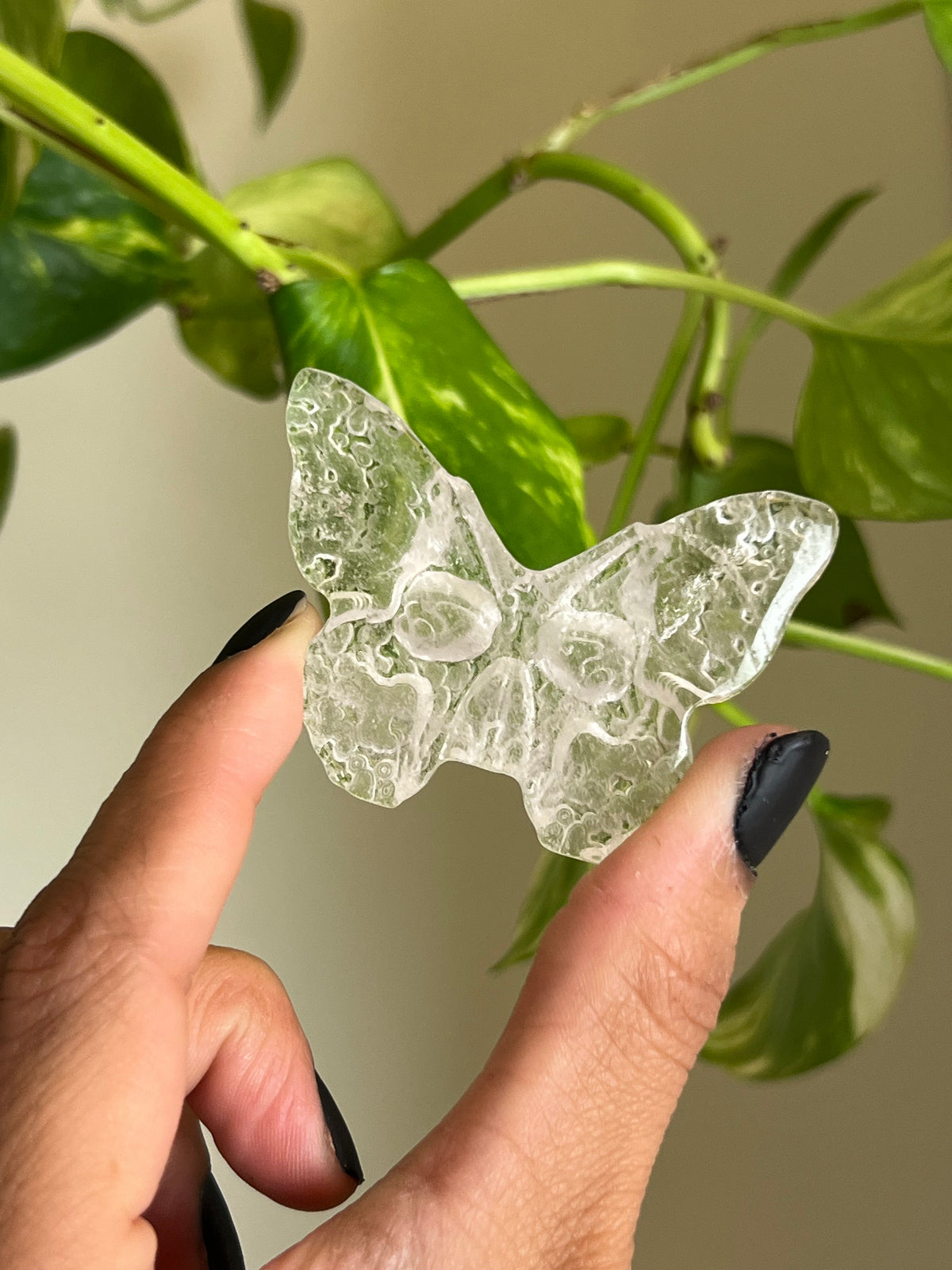Clear Quartz Death Moth