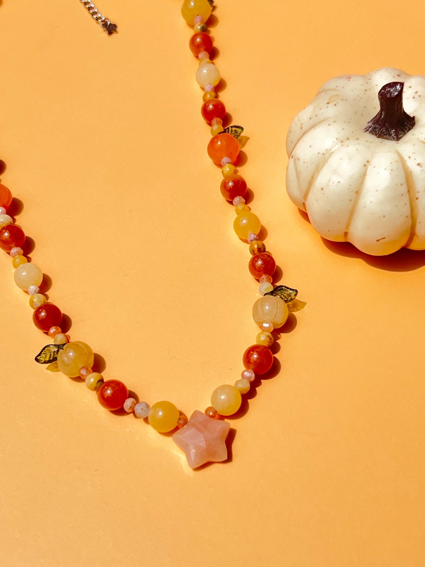 Pumpkin Princess Star Necklace 🎃⭐️