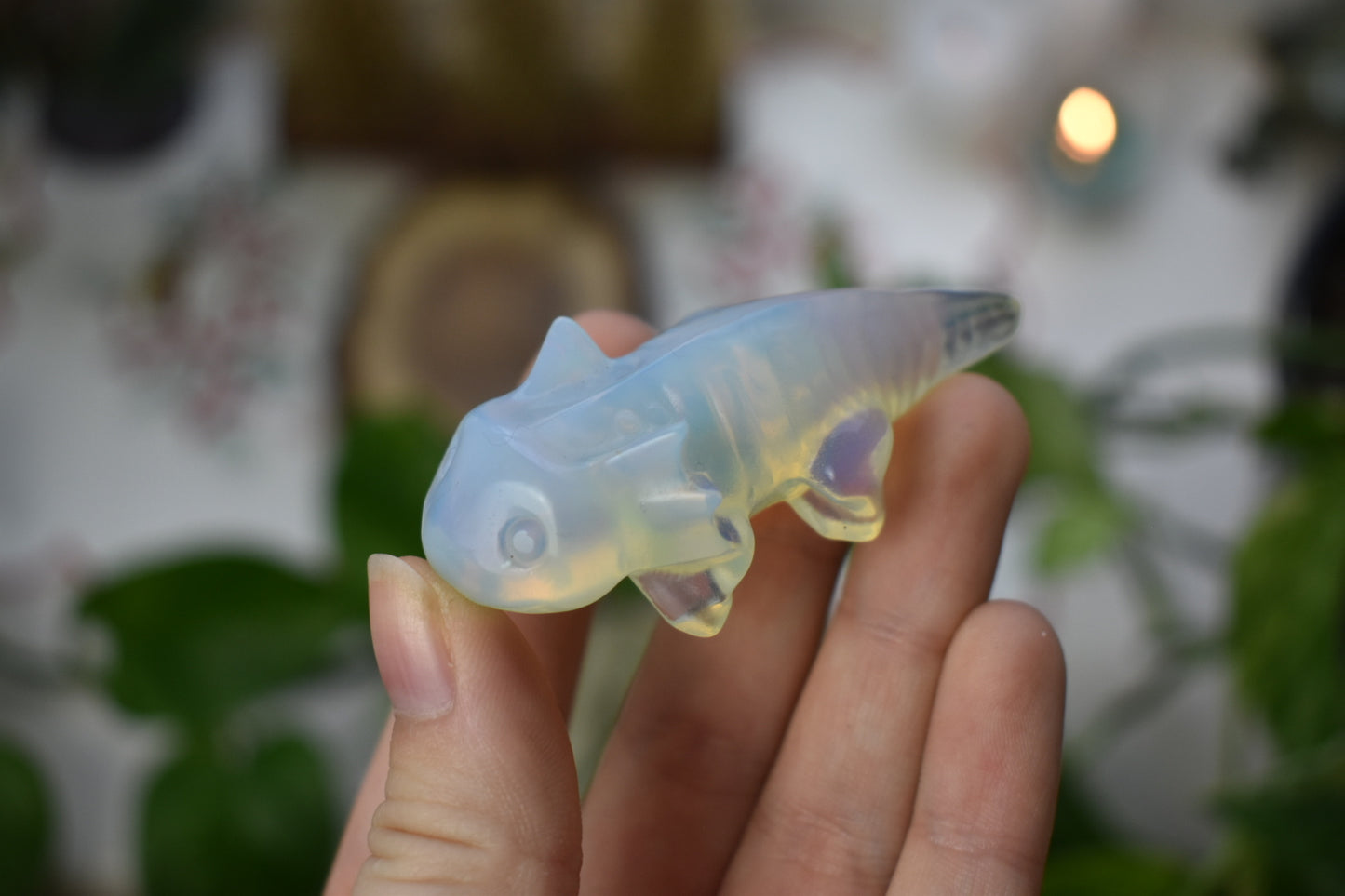 Opalite Glass Axolotl