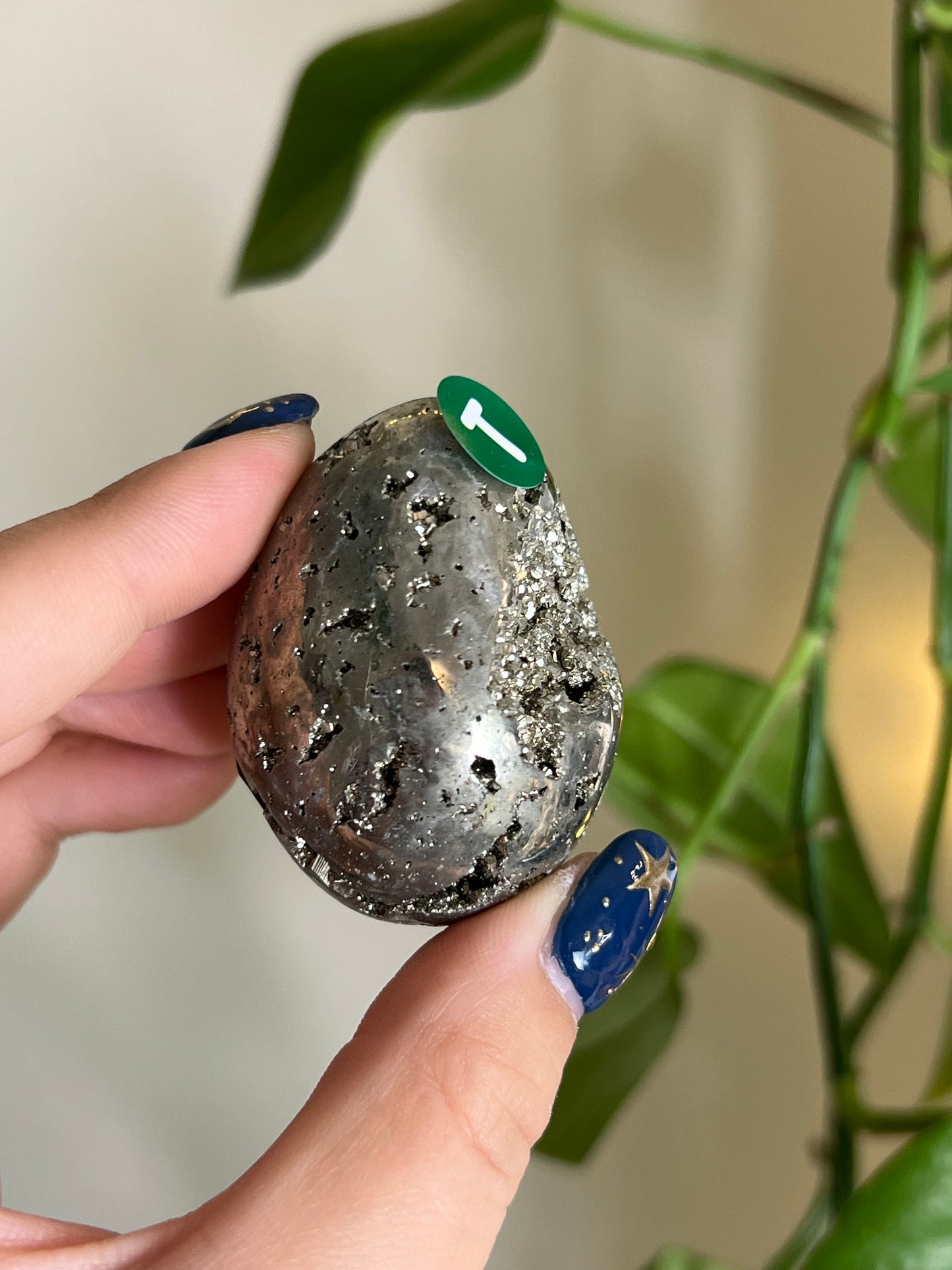 Druzy Pyrite Egg - T