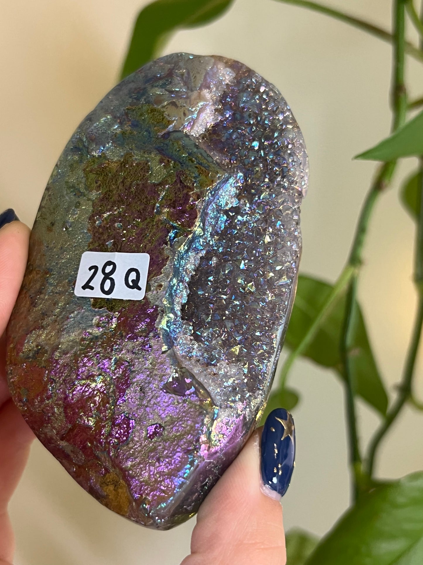 Aura Amethyst Cluster Polished Sides - Q