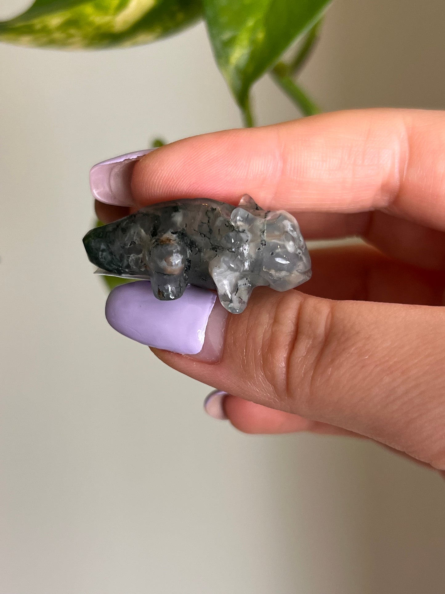 Moss Agate Axolotl