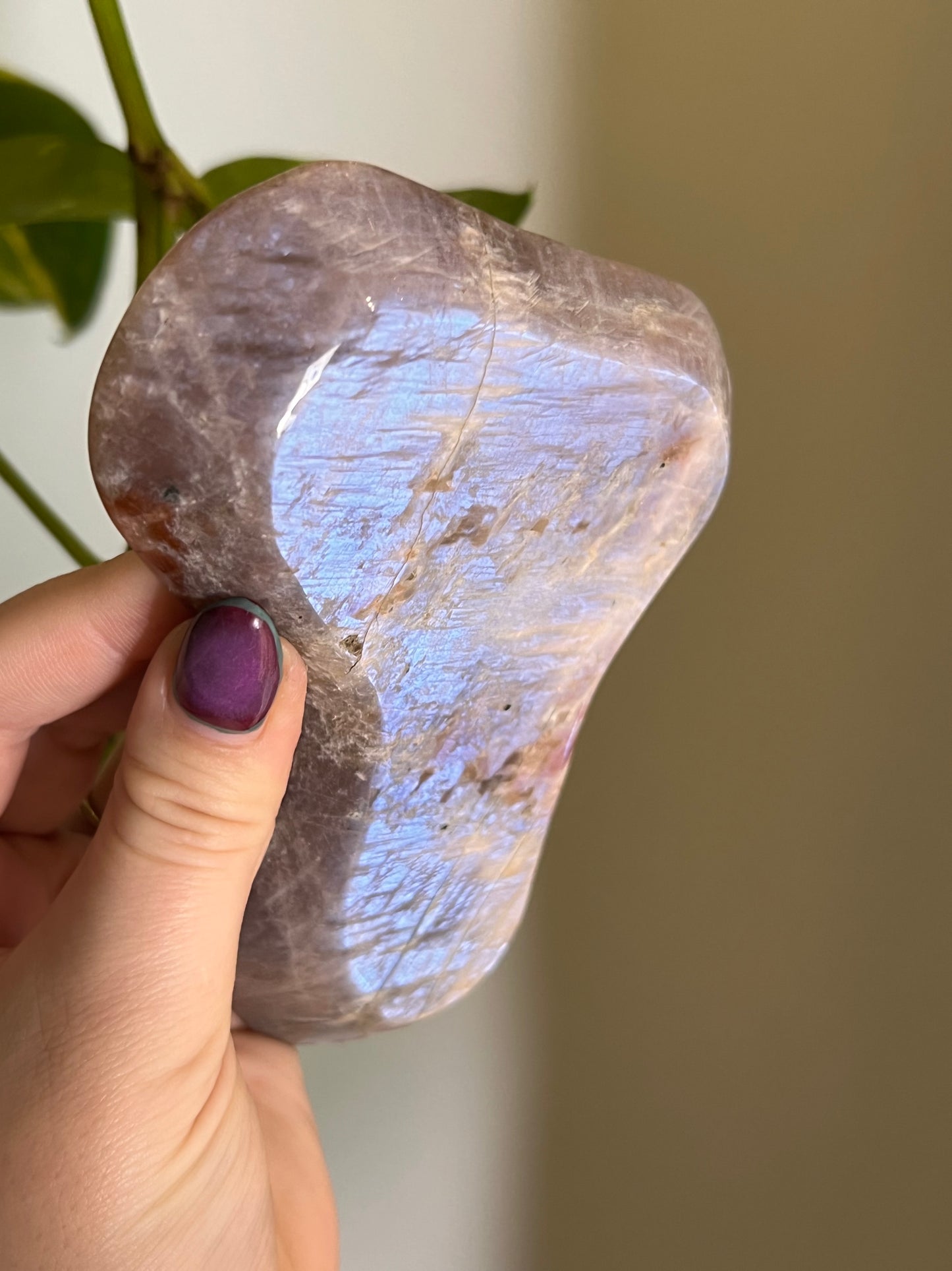 Flashy Moonstone x Sunstone Wavy Bowl