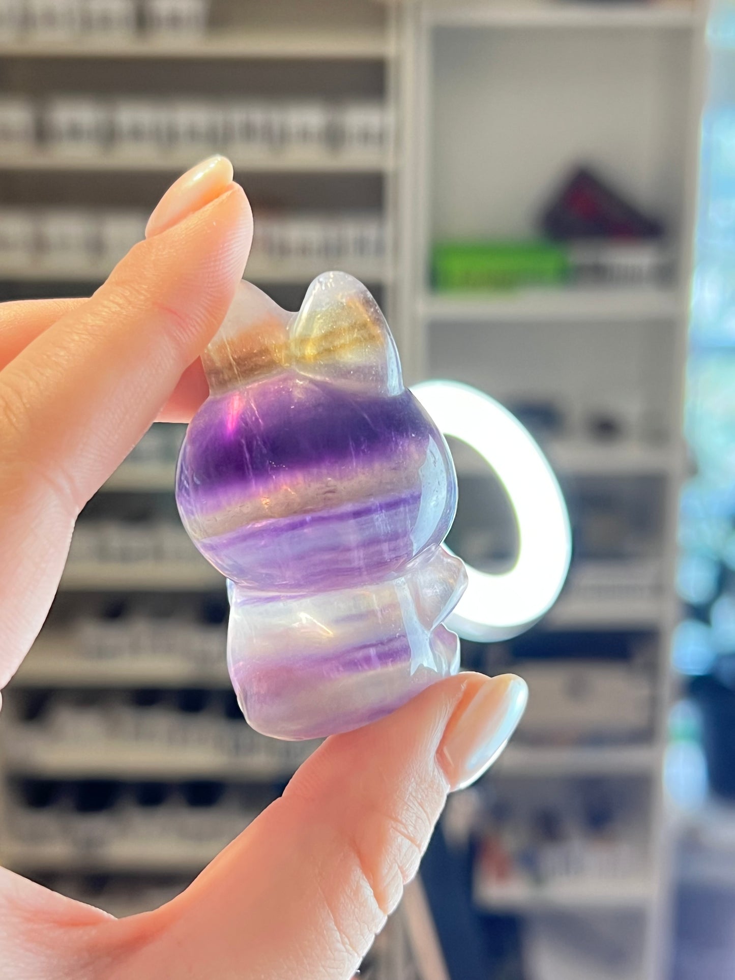 Purple & Yellow Fluorite Lafufu