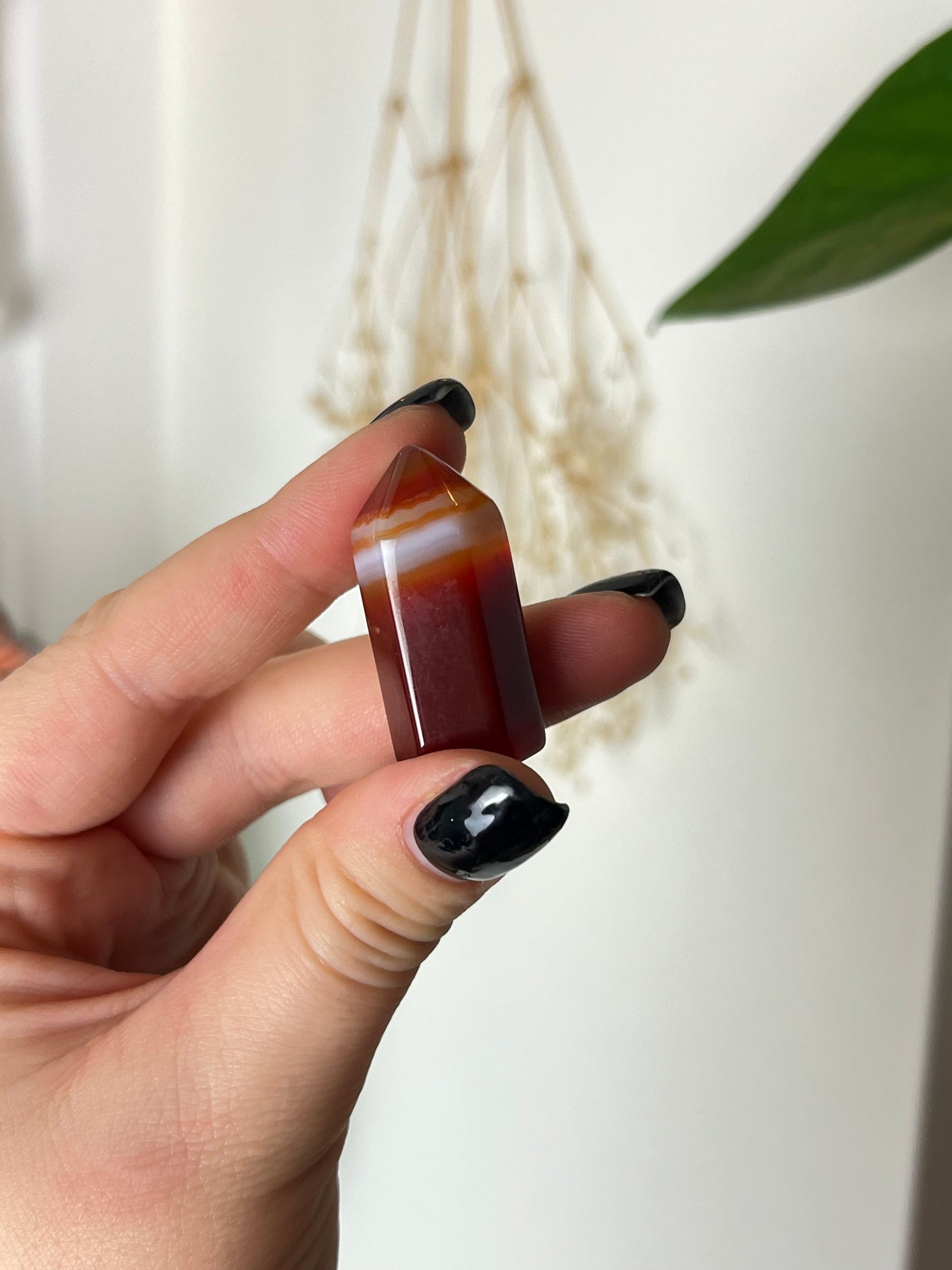 Carnelian x Red Banded Agate Small Tower