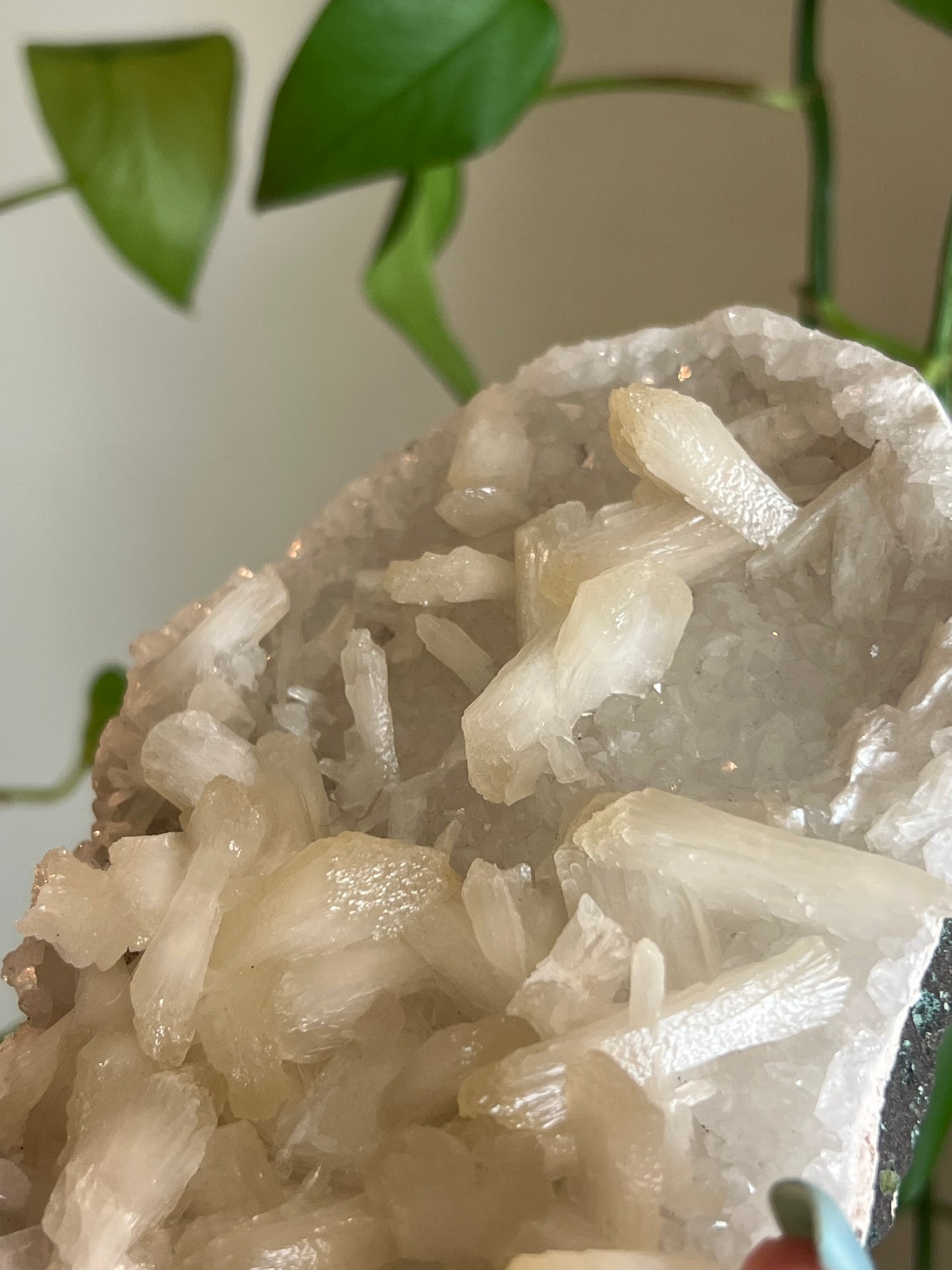 Stillbite and Apophyllite Cluster Large