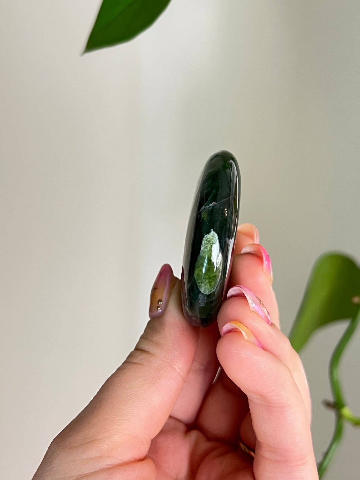 Nephrite Small Flat Stone