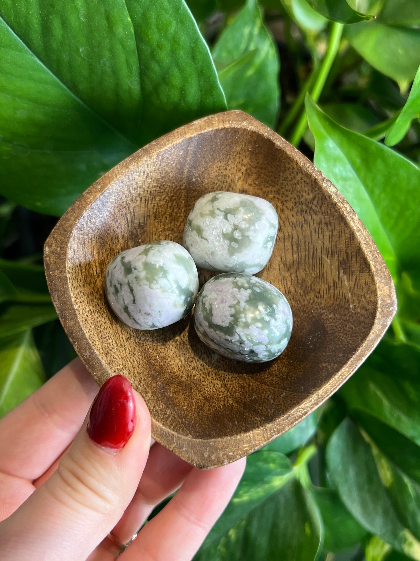 Peace Jade Tumbled