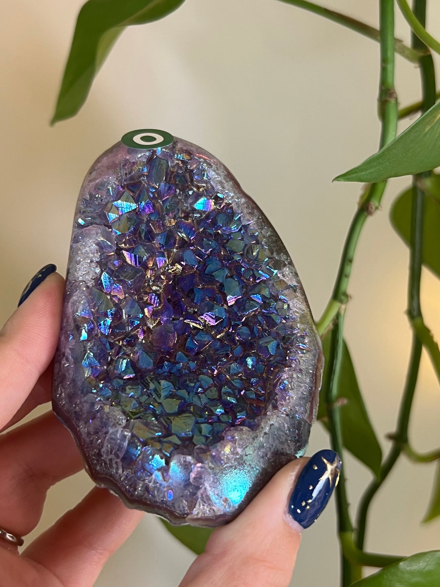 Aura Amethyst Cluster Polished Sides - O