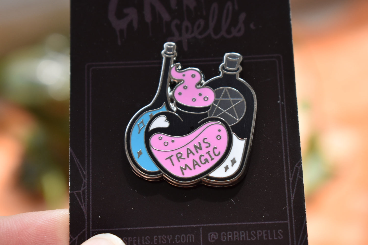 Épingle de magie trans