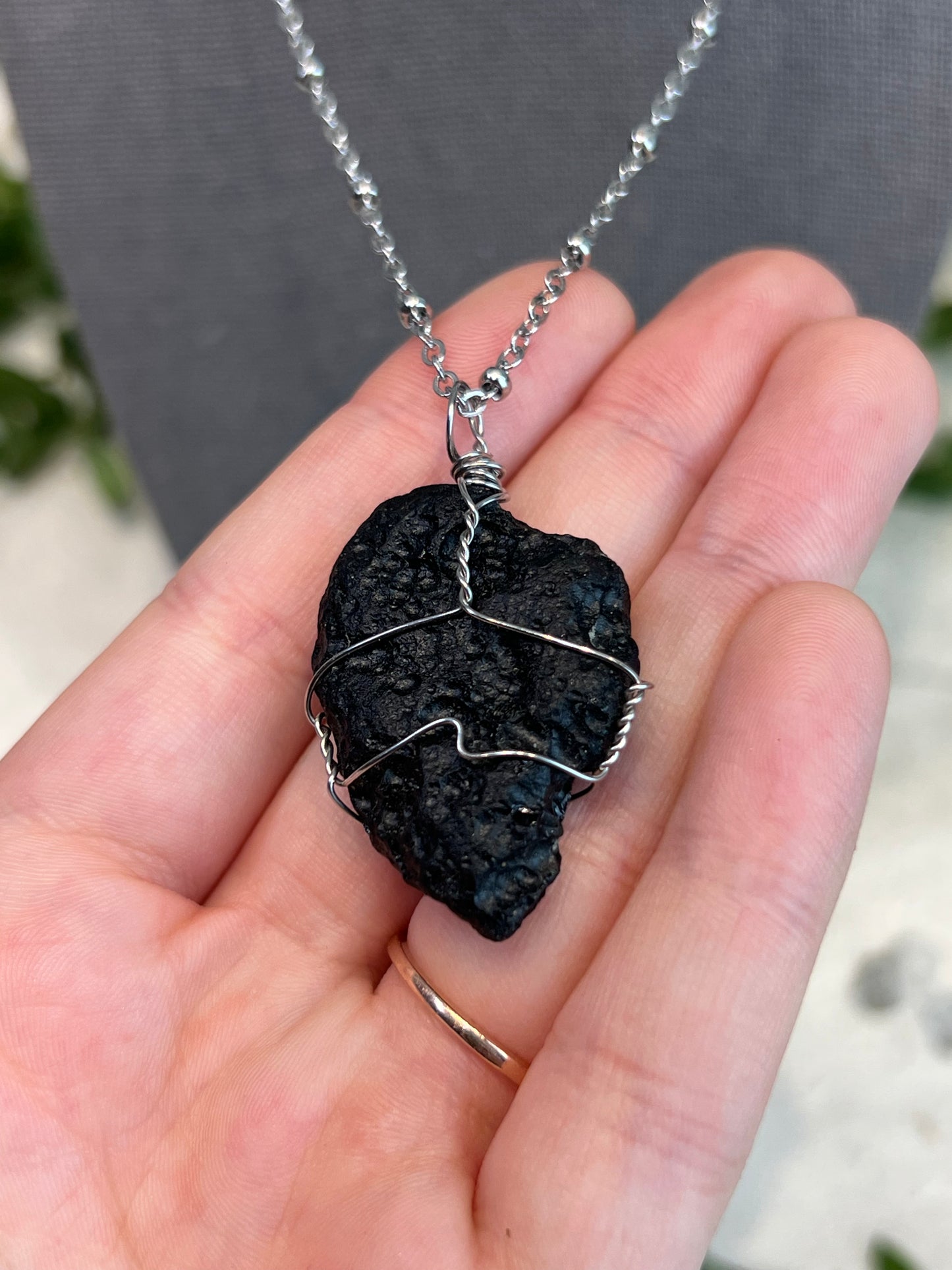 Collier Tektite (Météorite)