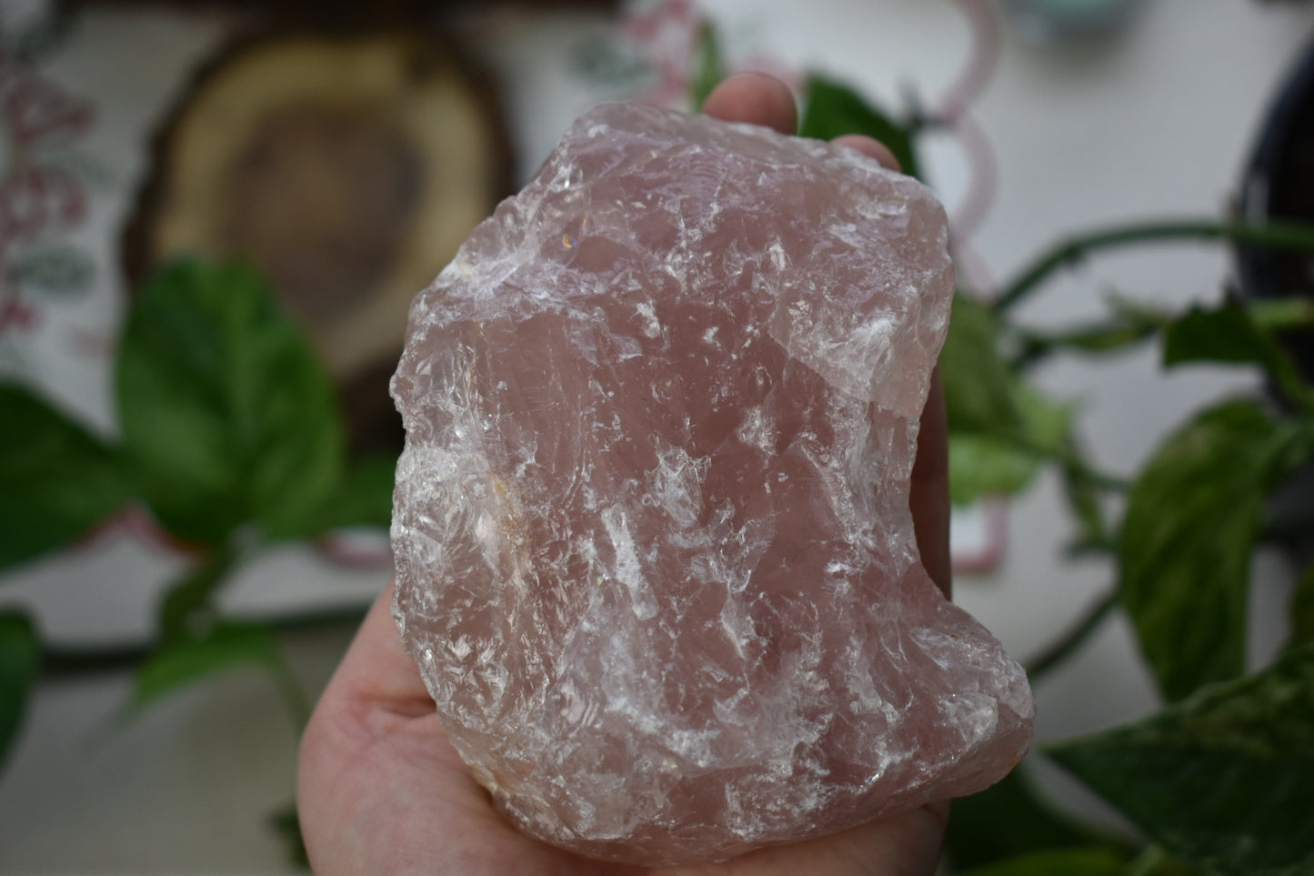 Rose Quartz Raw Large