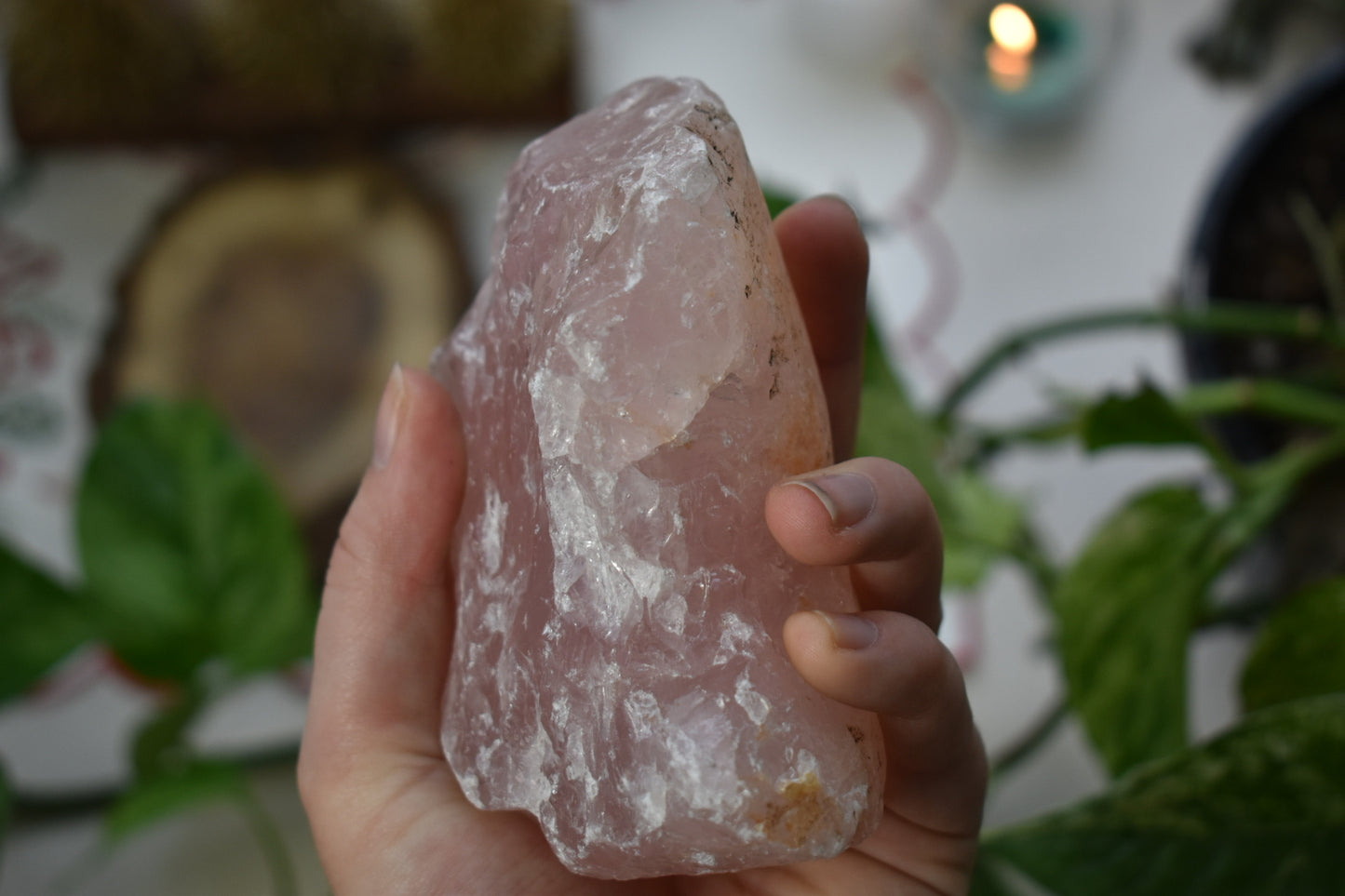 Rose Quartz Raw Large