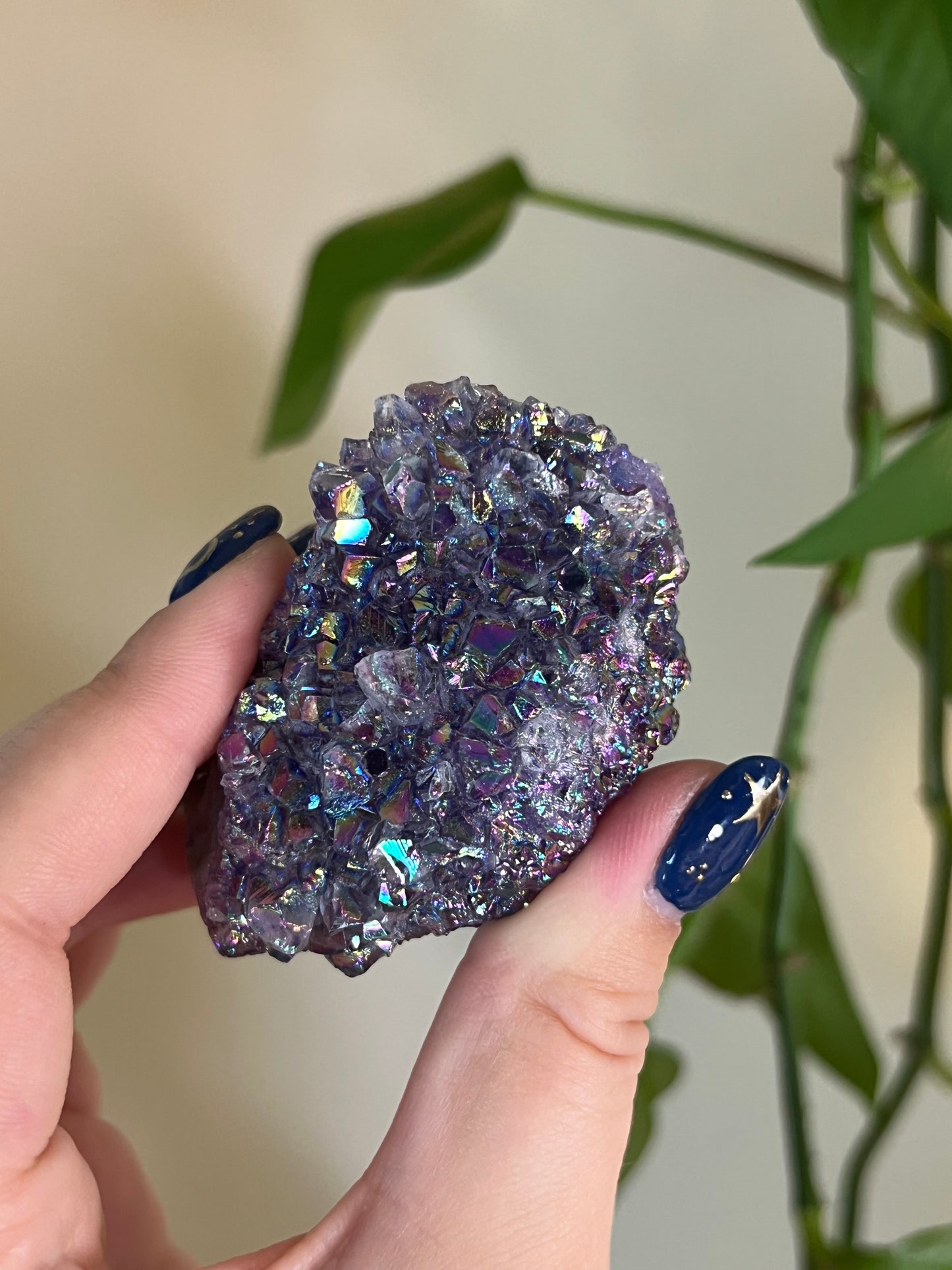 Aura Amethyst Cluster - intuitively chosen