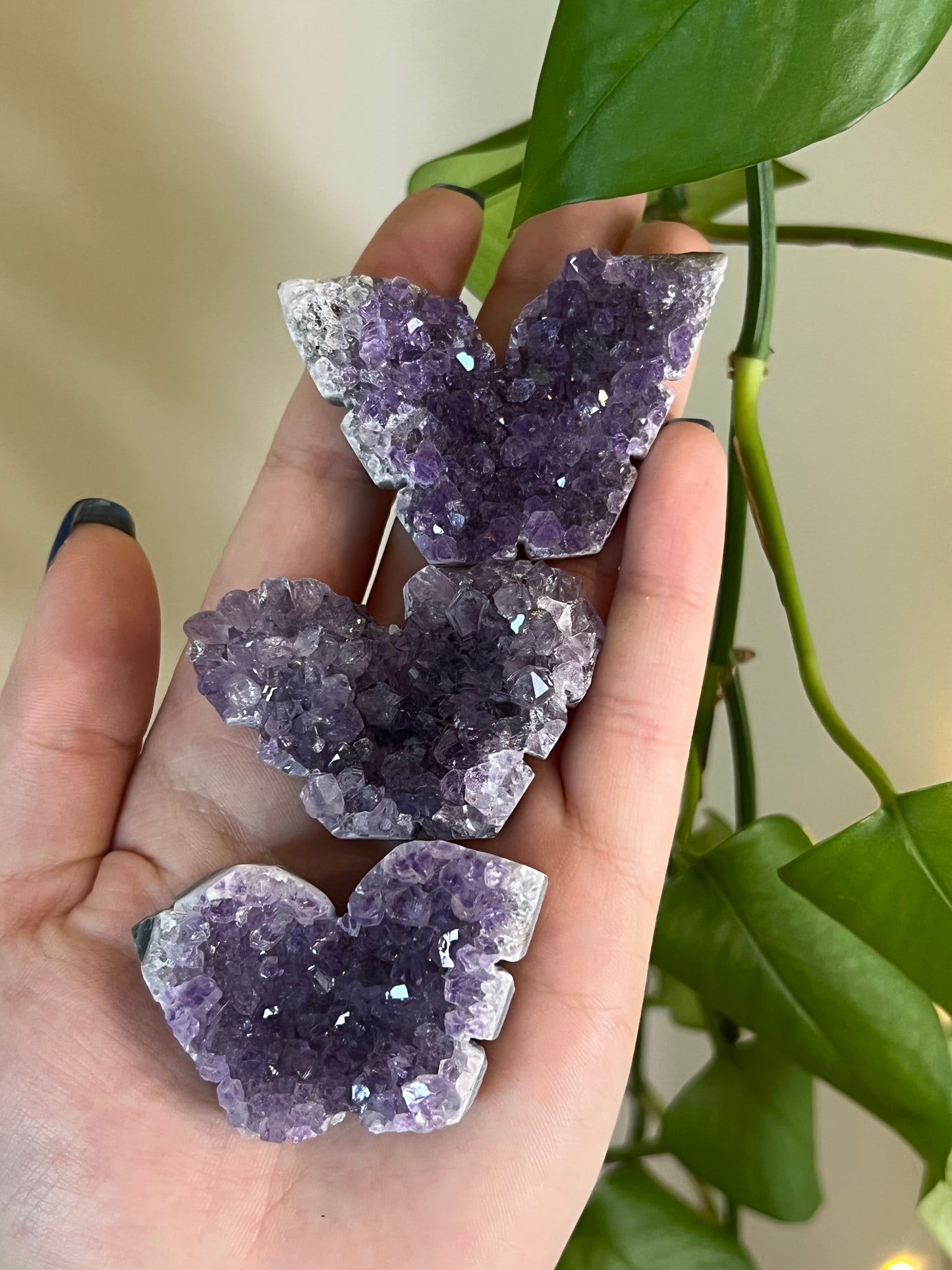 Amethyst Butterfly Cluster - Intuitively Chosen