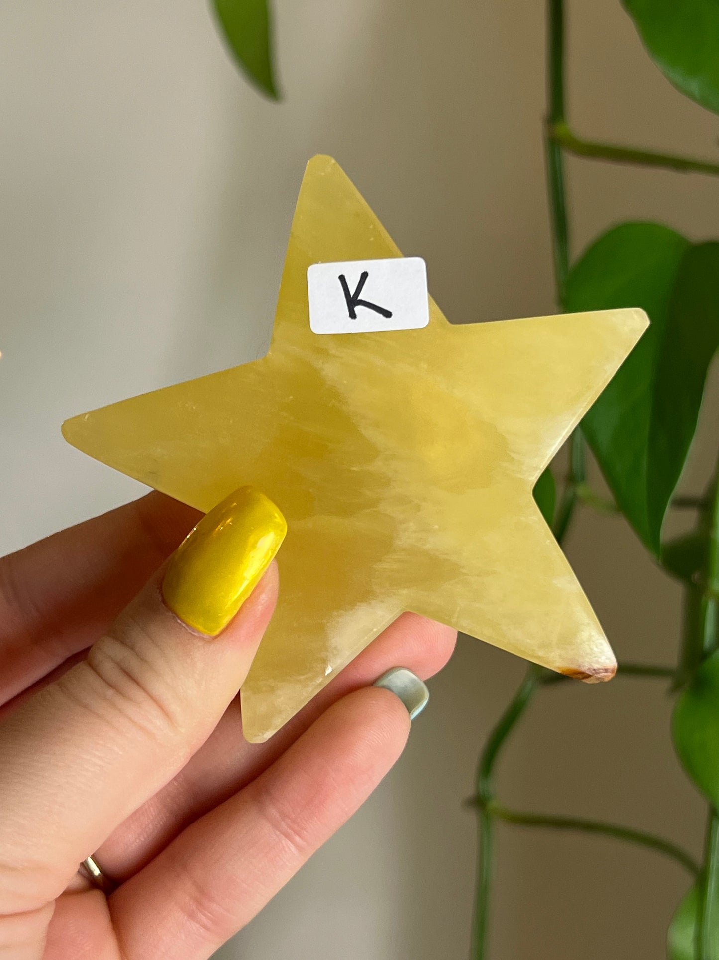 Lemon Calcite Star K
