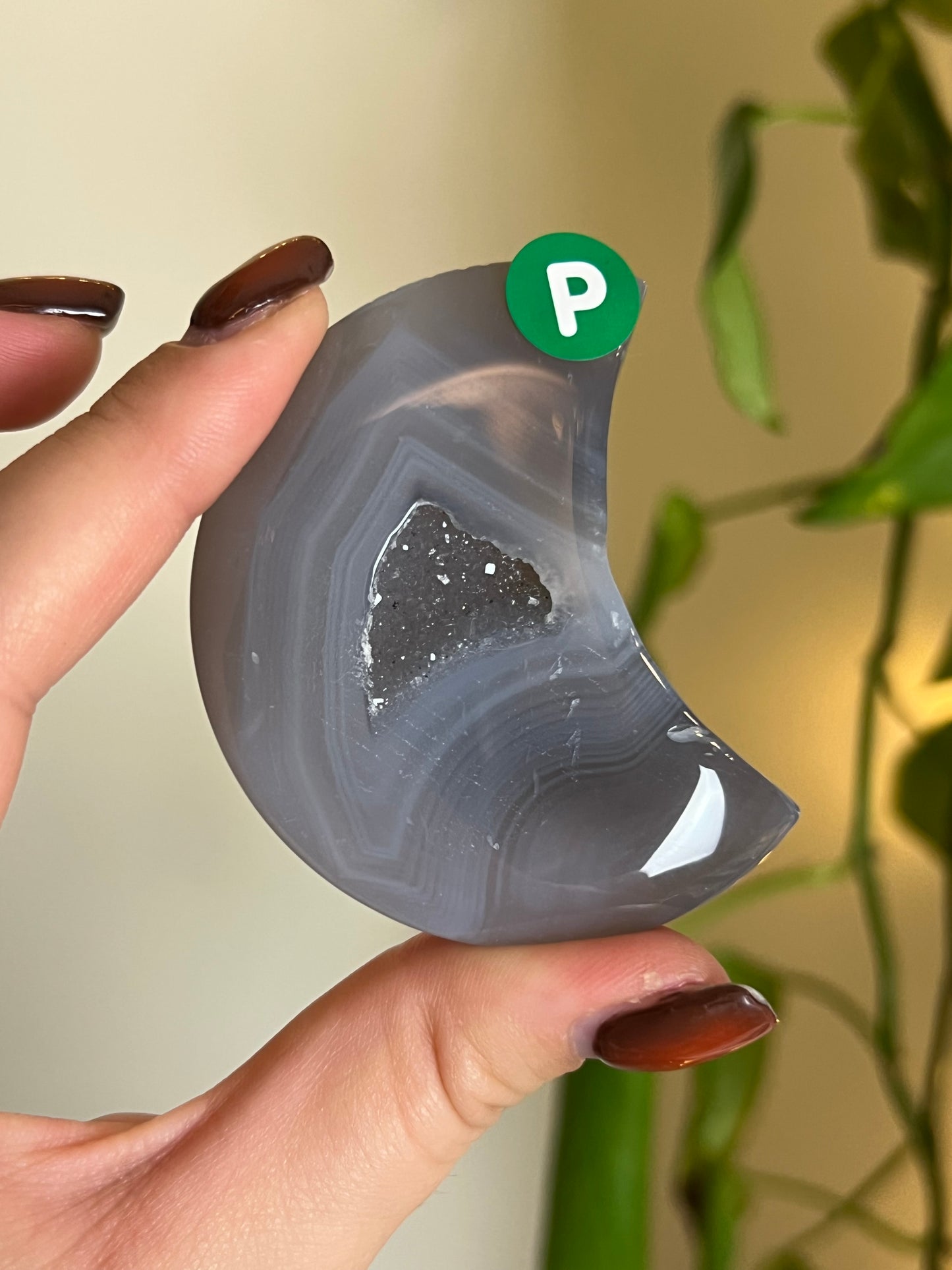 Druzy Agate Moon - Choose Your Ownđ