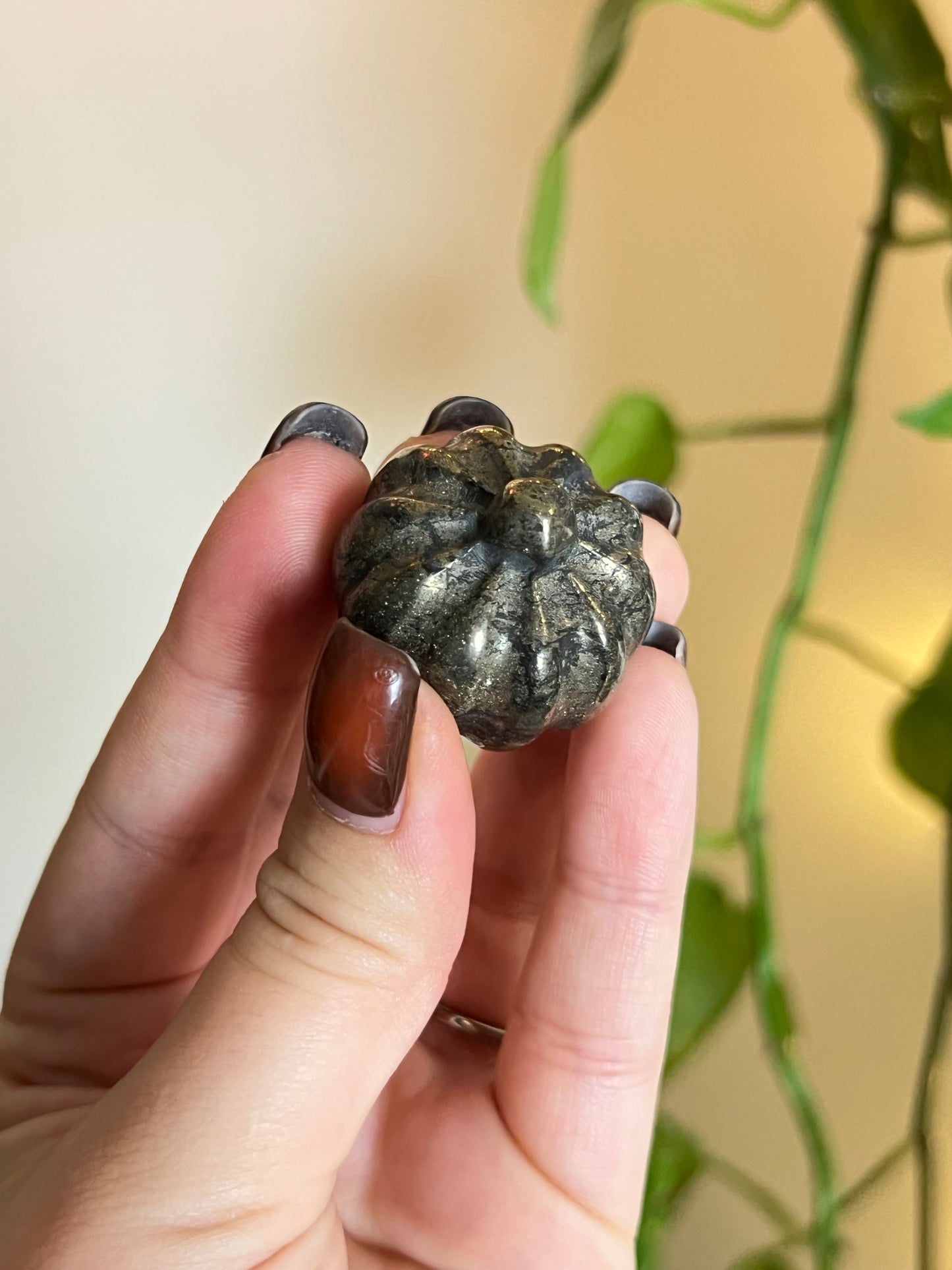 Pyrite Pumpkin