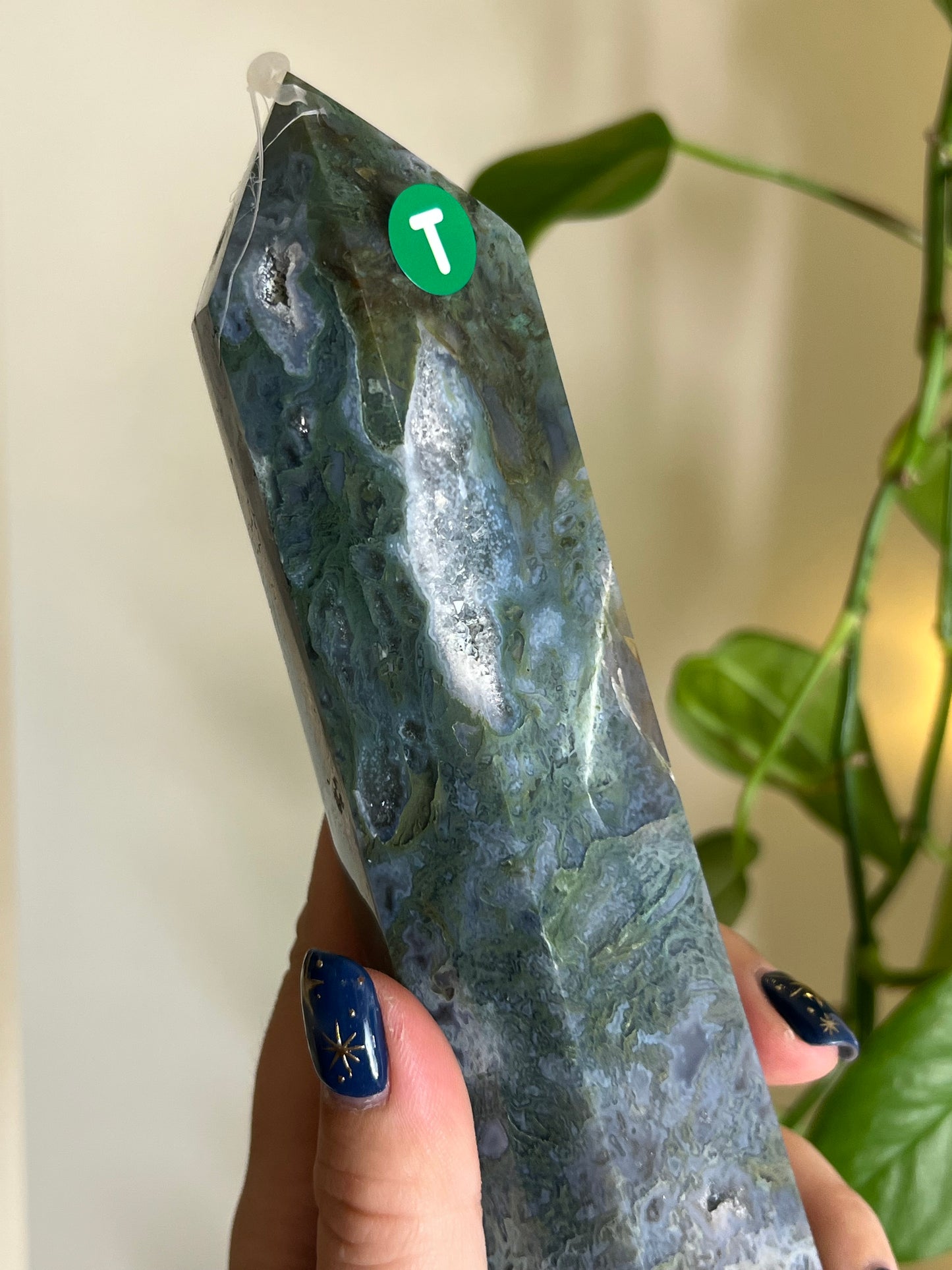 Moss Agate Large Statement Tower - T