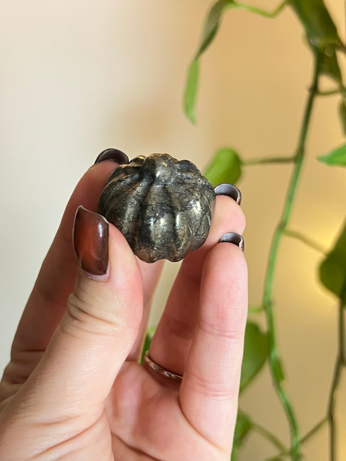 Pyrite Pumpkin