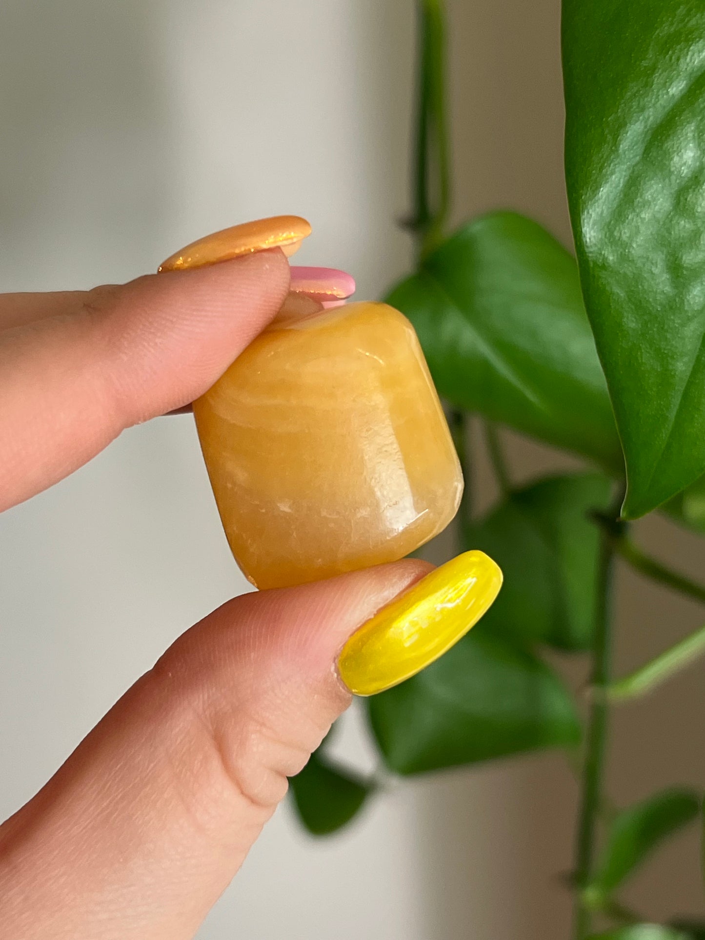 Orange Calcite Tumbled