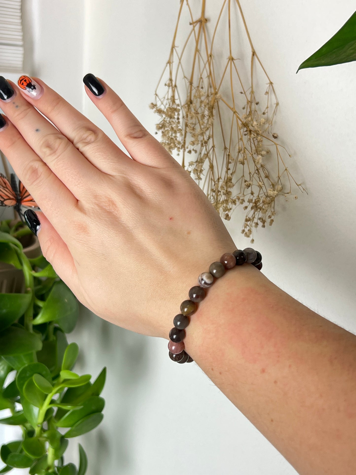Petrified Wood 8mm Bracelet
