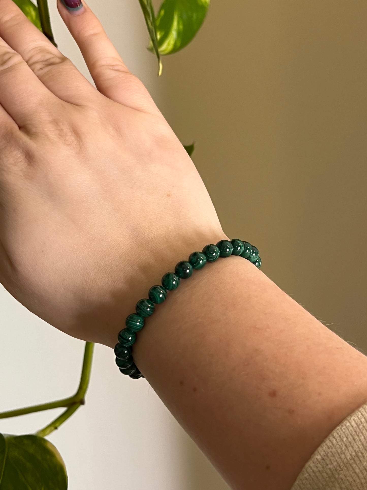6mm Malachite Bracelet