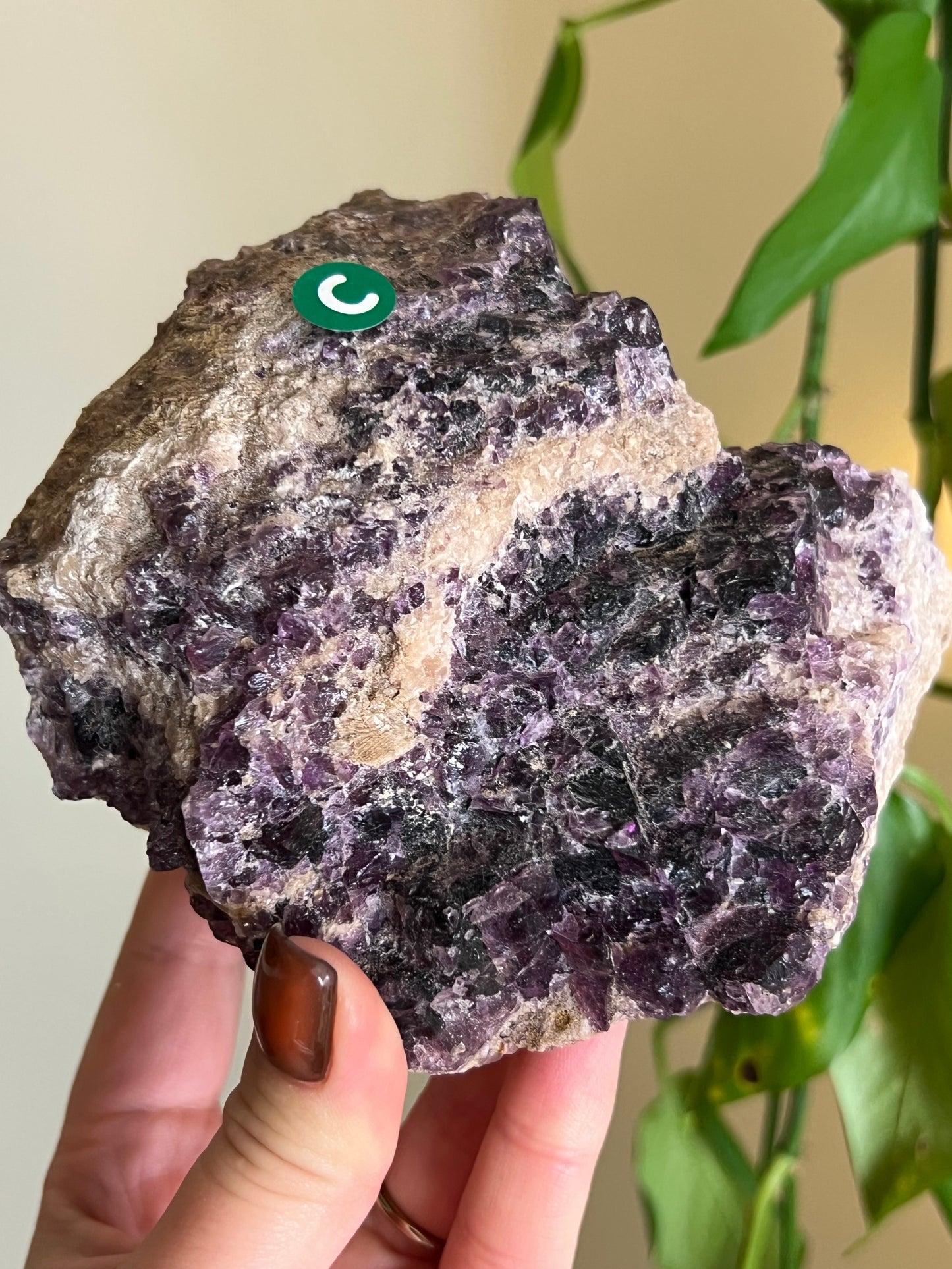 Raw Purple Fluorite From Ontario - C