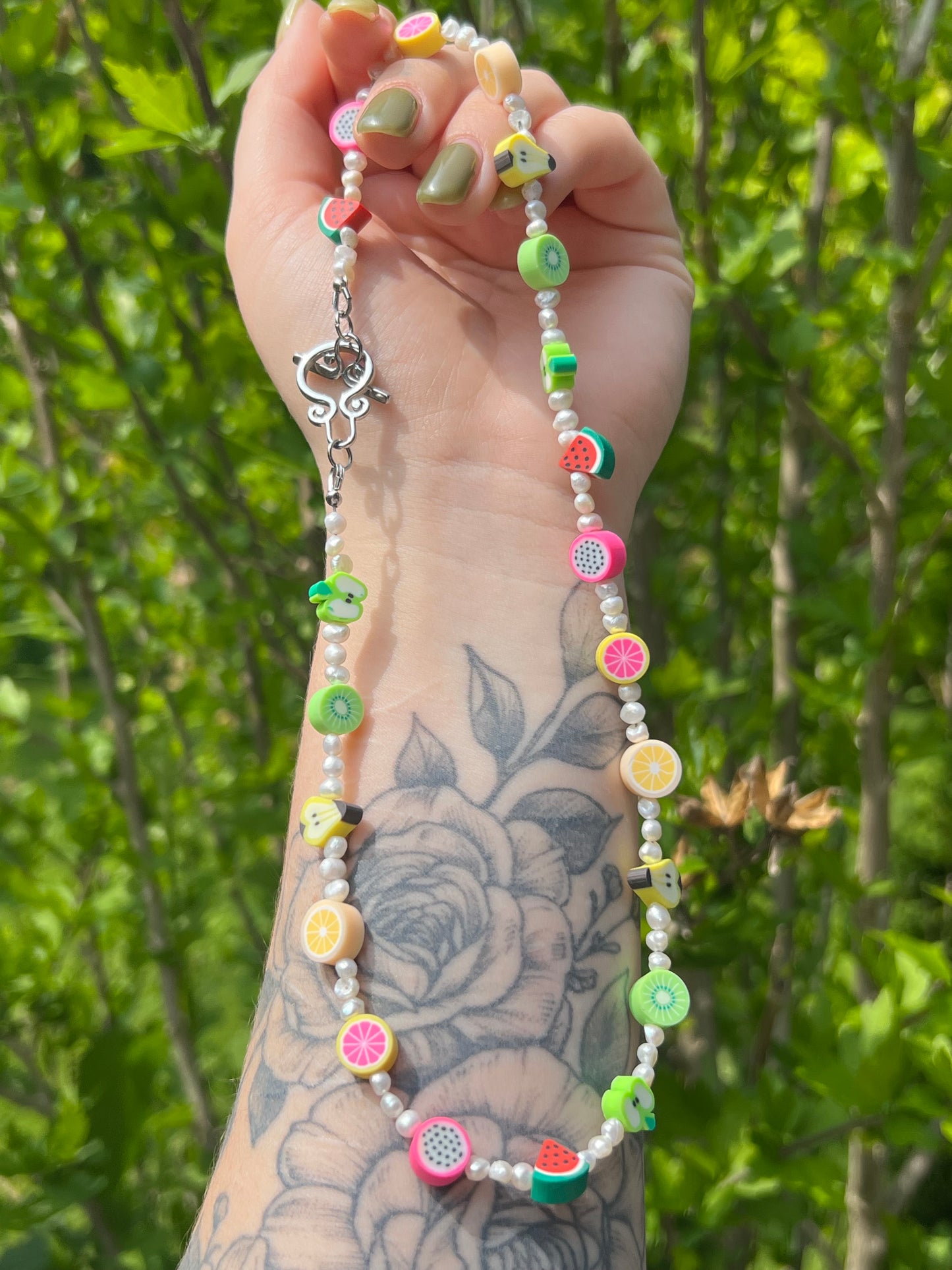 A Little Fruity Pearl Beaded Necklace đđđ„