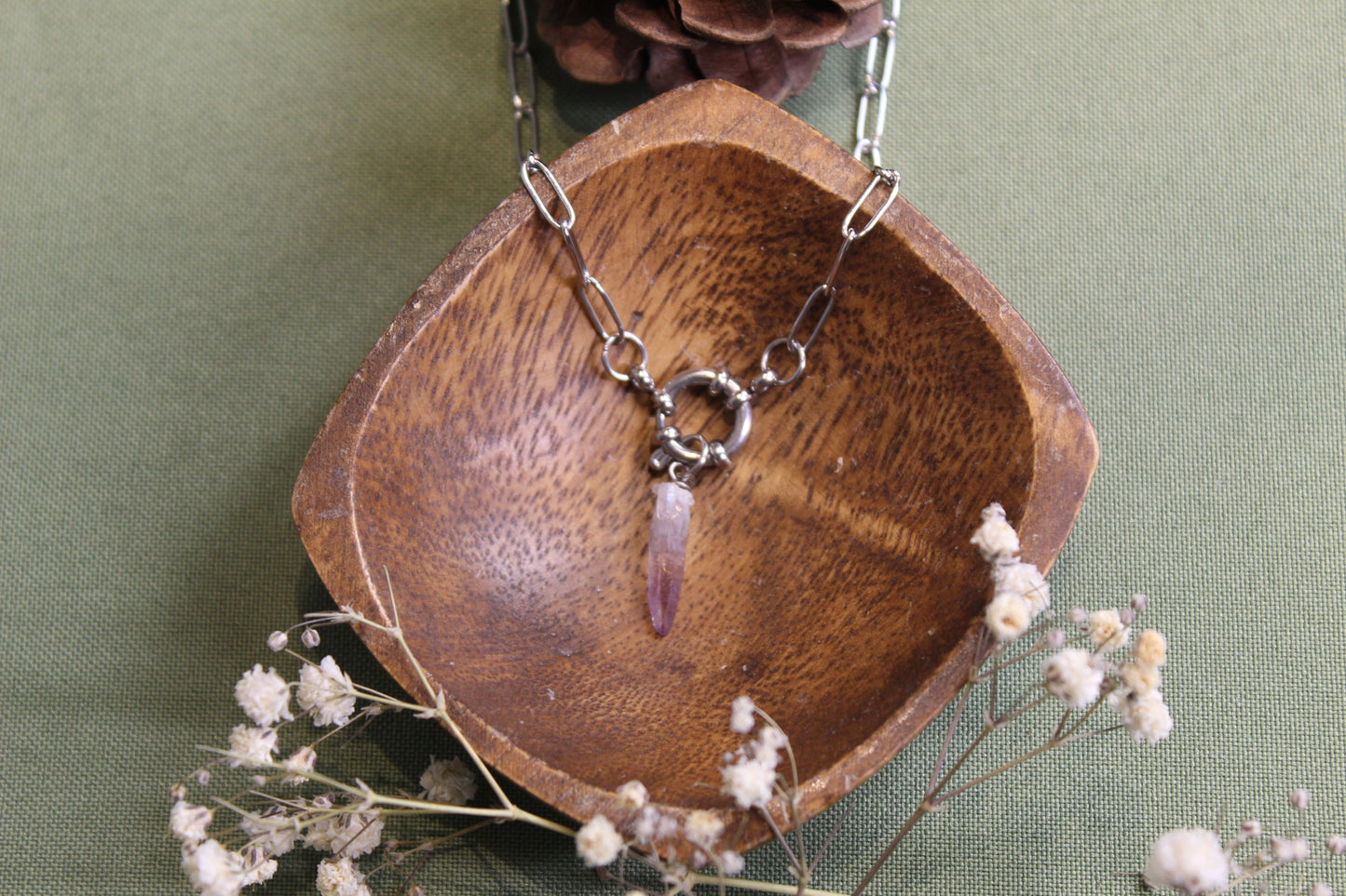 Vera Cruz Amethyst Dainty Necklace